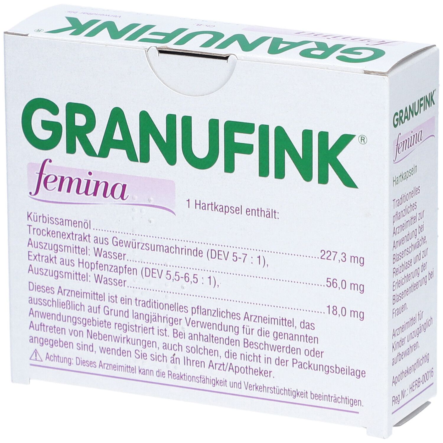 GRANU FINK® femina - Jetzt 10% sparen mit dem Code "perrigo10"