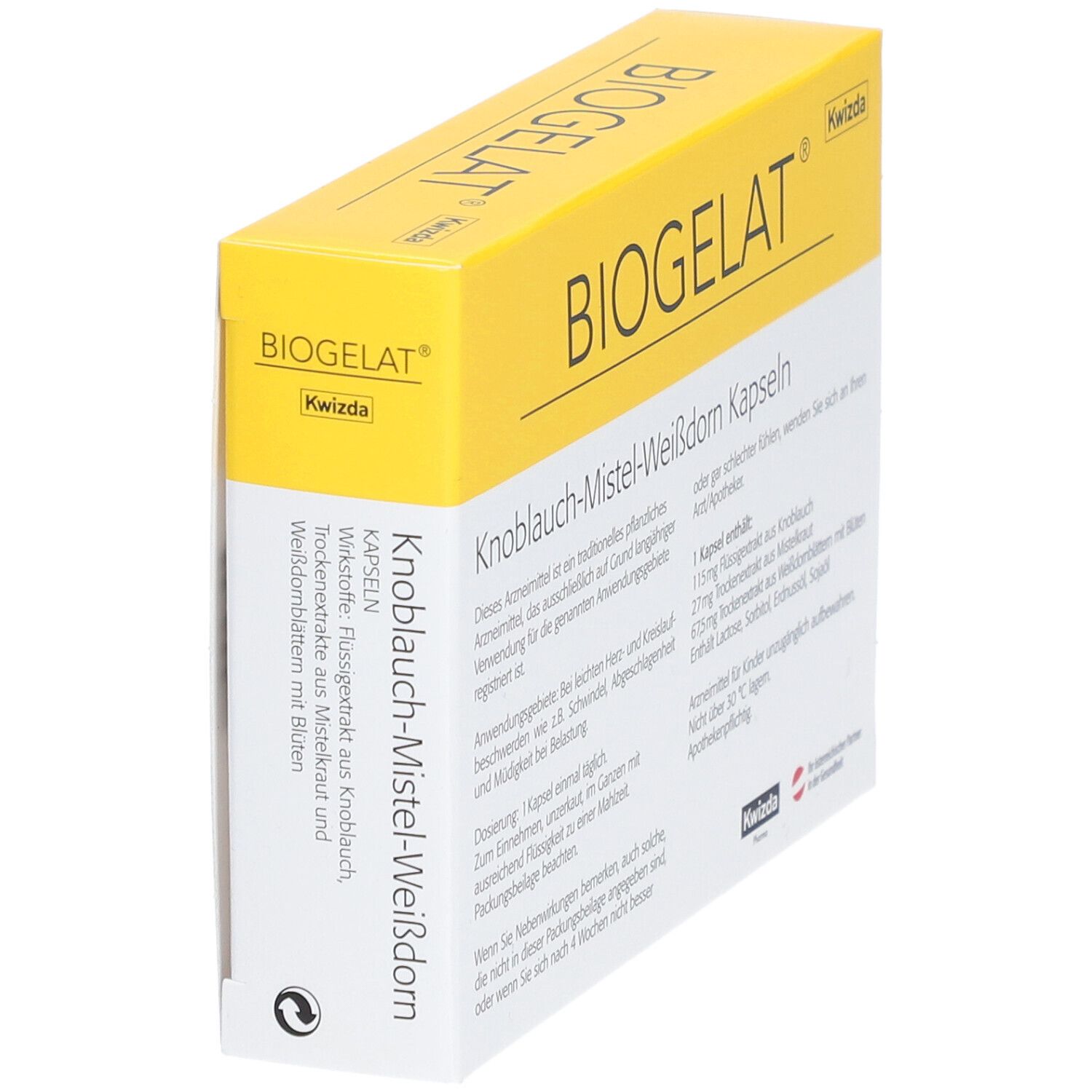 BIOGELAT® Knoblauch-Mistel-Weißdorn Kapseln