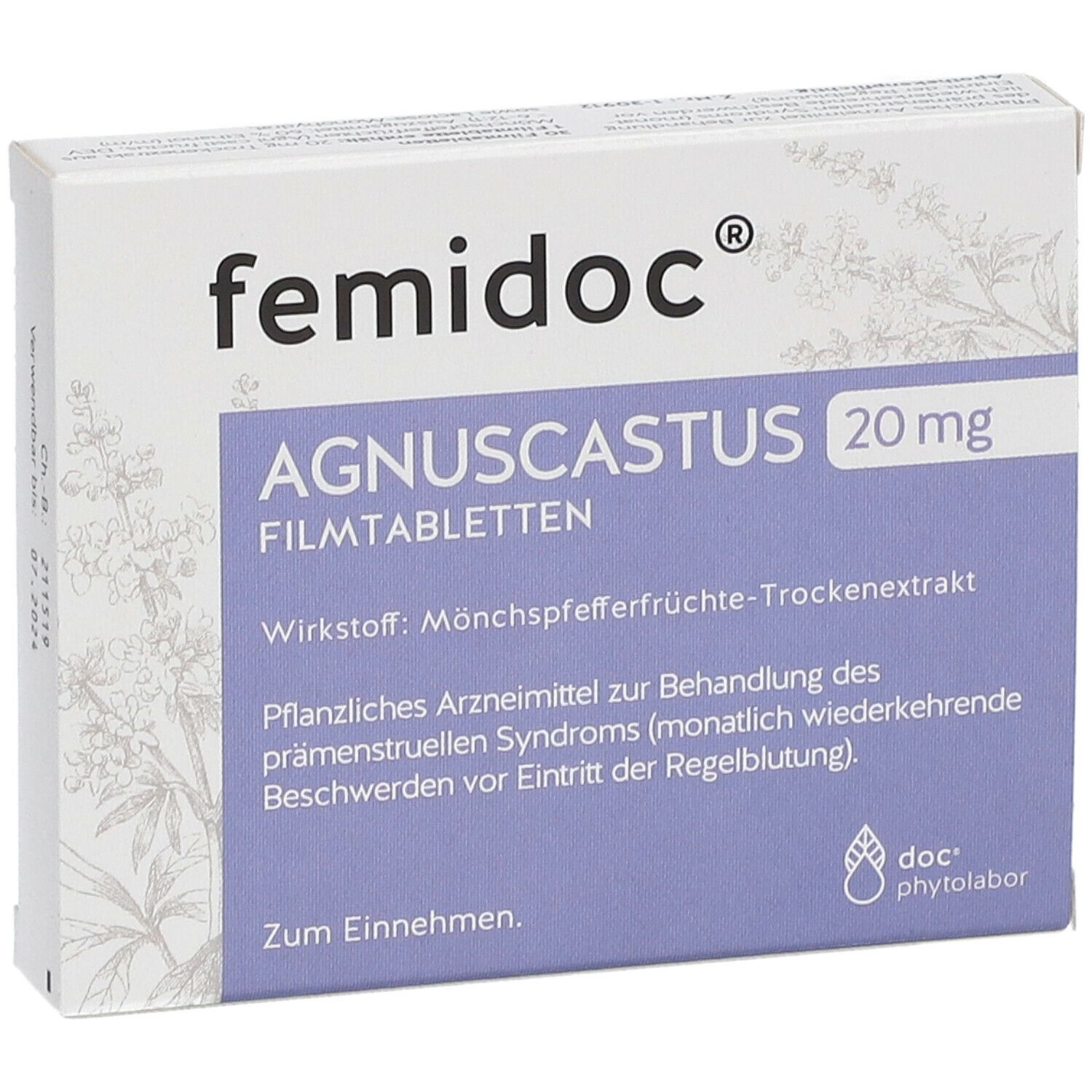 femidoc® AGNUSCASTUS 20 mg
