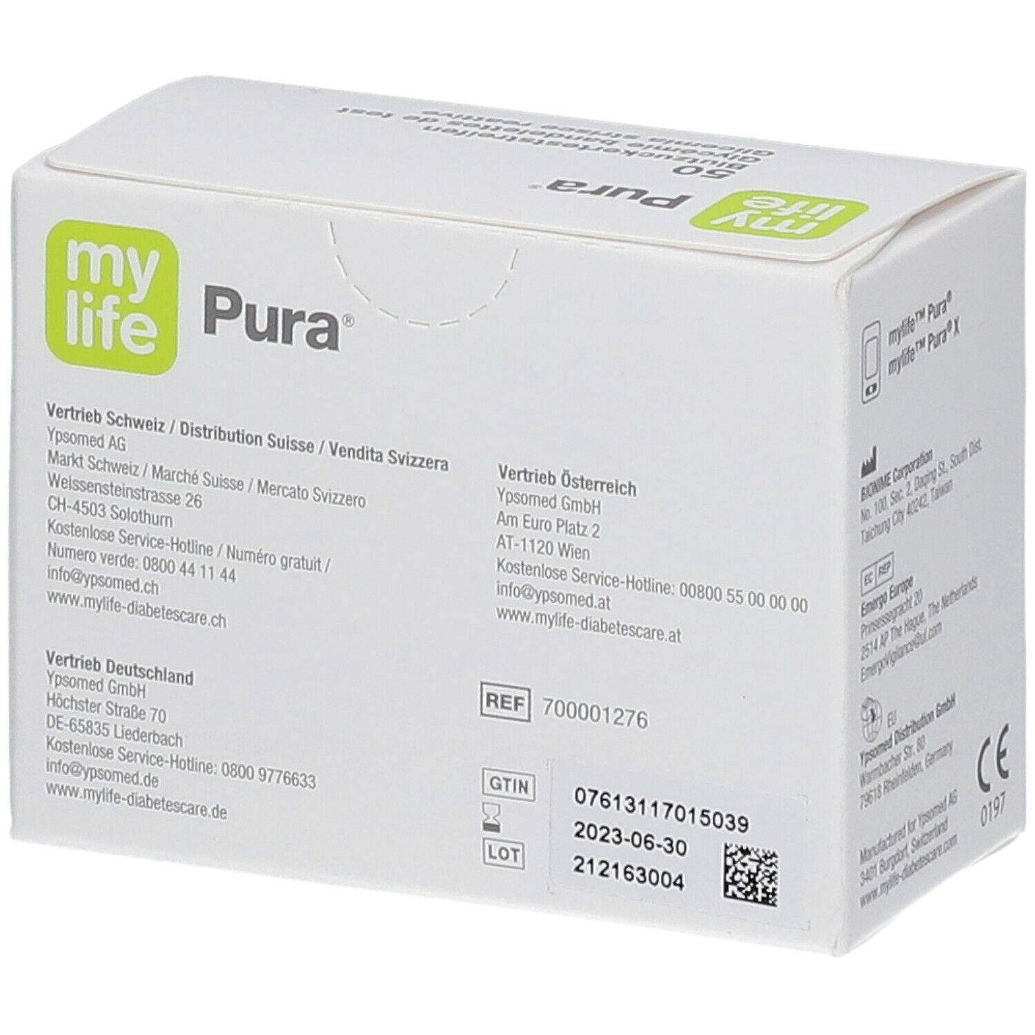 mylife Pura Teststreifen