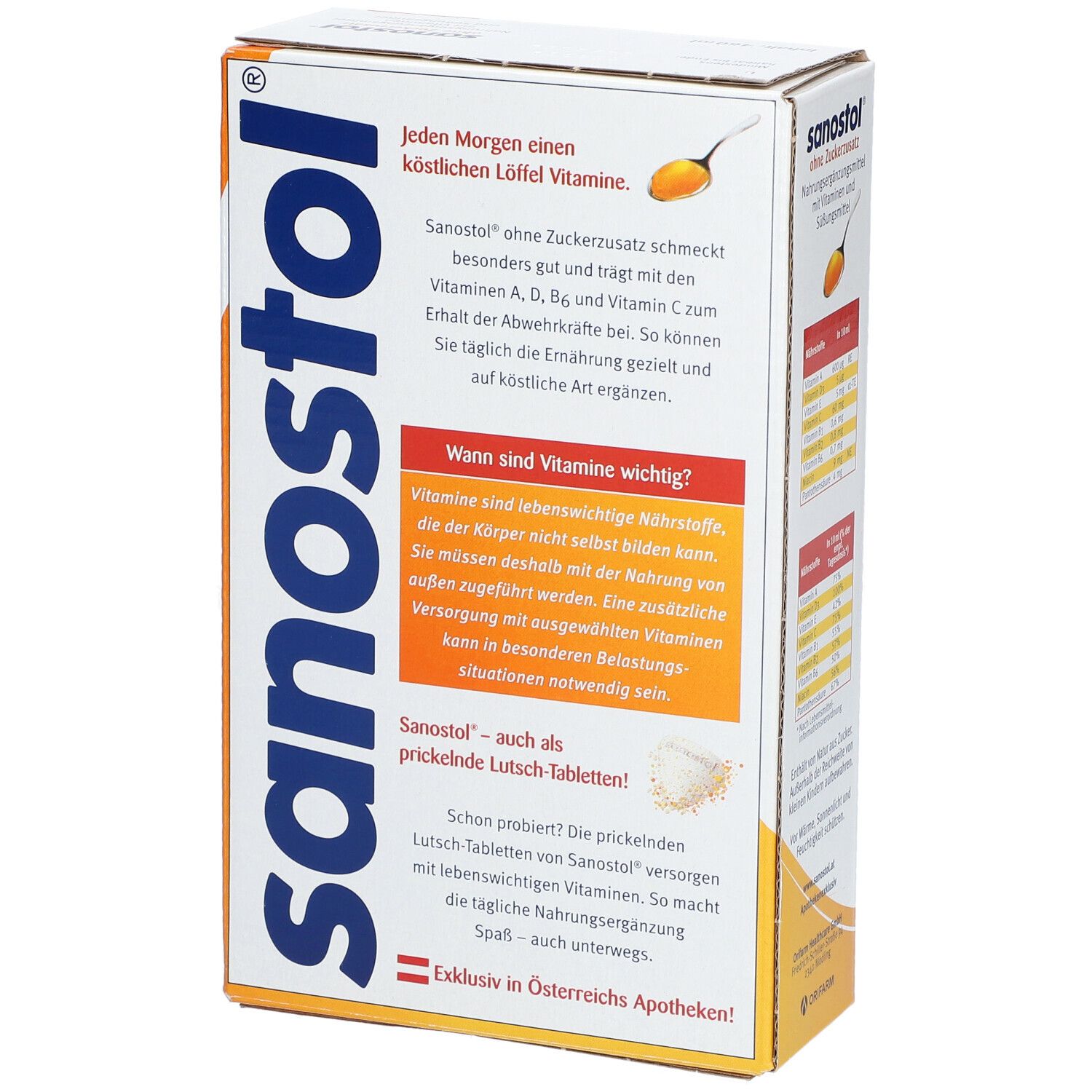 Sanostol® Multivitamin Saft zuckerfrei