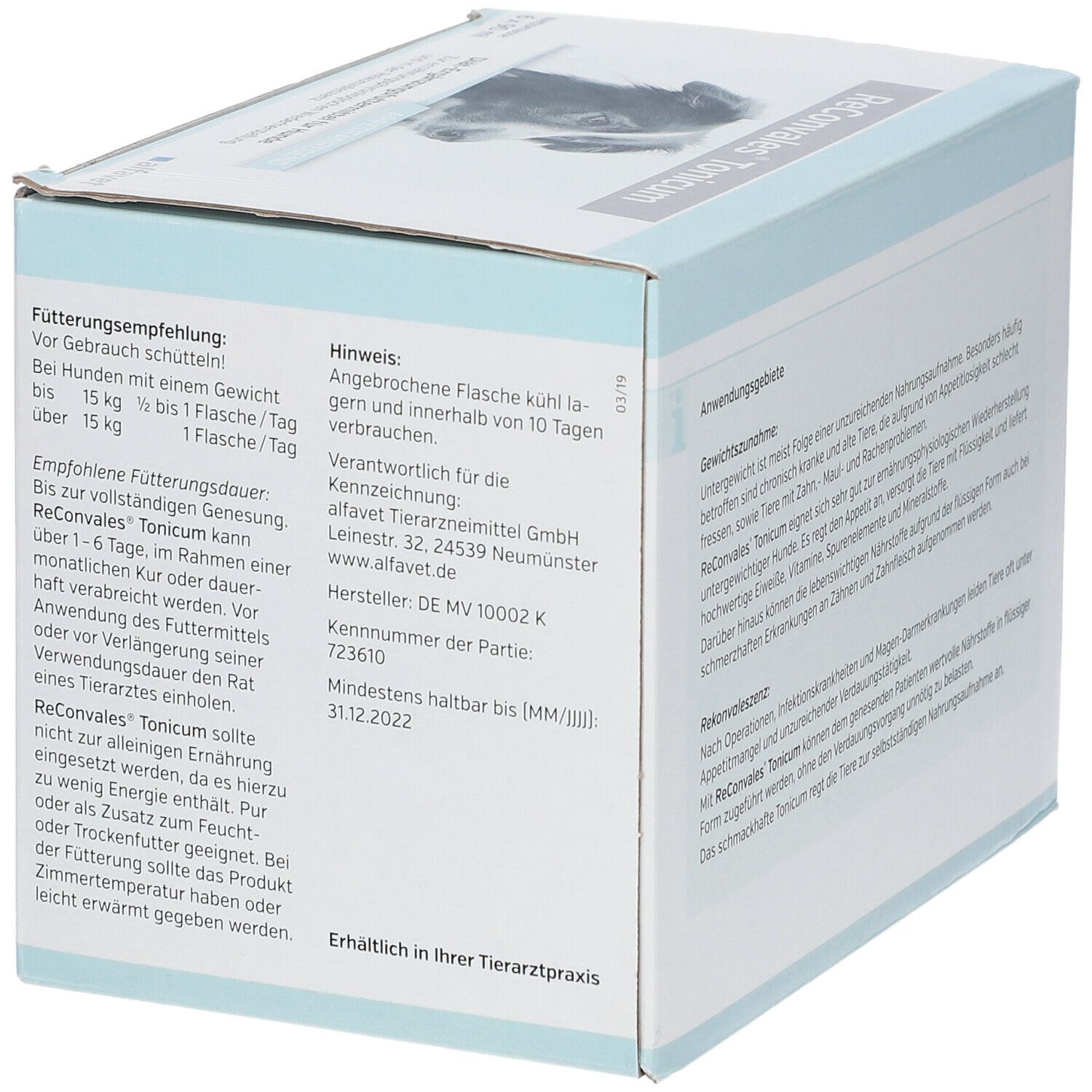 ReConvales® Tonicum für Hunde