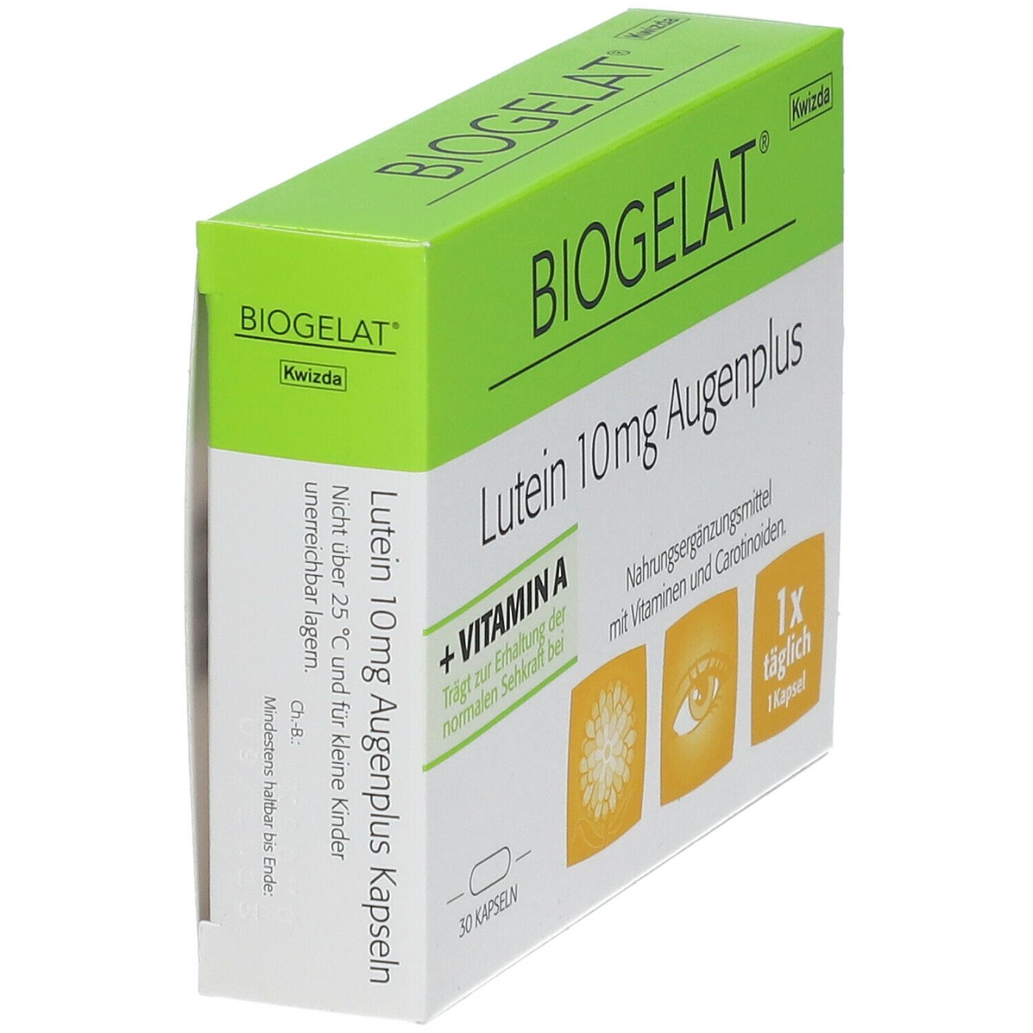 BIOGELAT® Lutein 10mg Augenplus