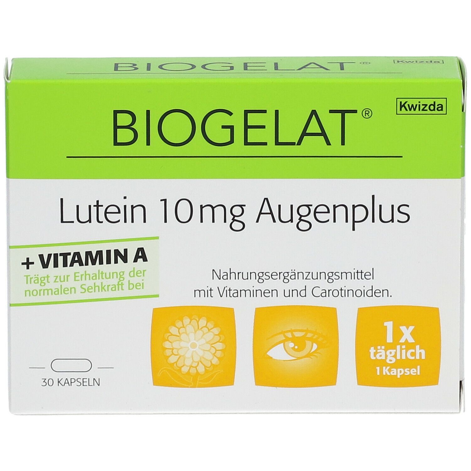 BIOGELAT® Lutein 10mg Augenplus
