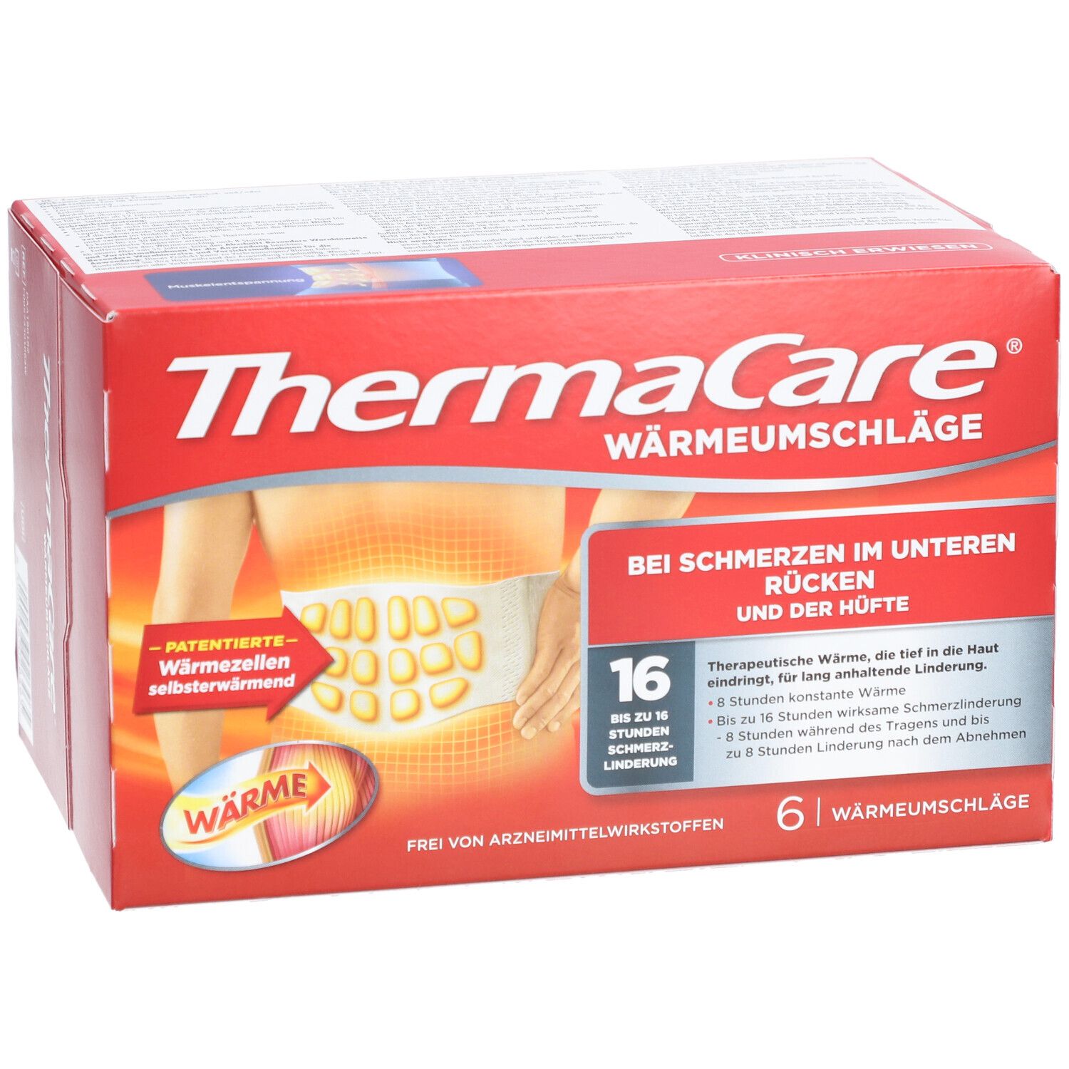 ThermaCare® Wärmeumschläge für den Rücken