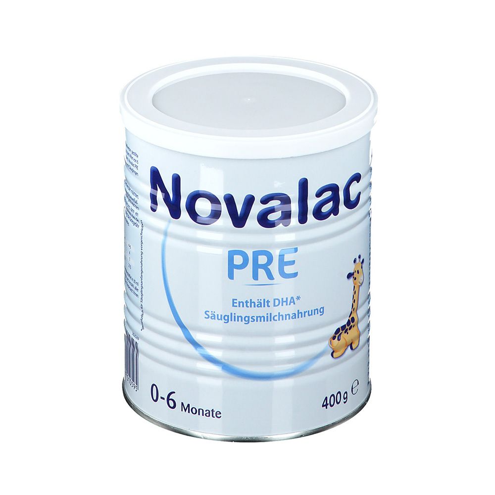 Novalac Pre Anfangsmilch Dose. Enthält DHA. Für 0-6 Monate. 400g.