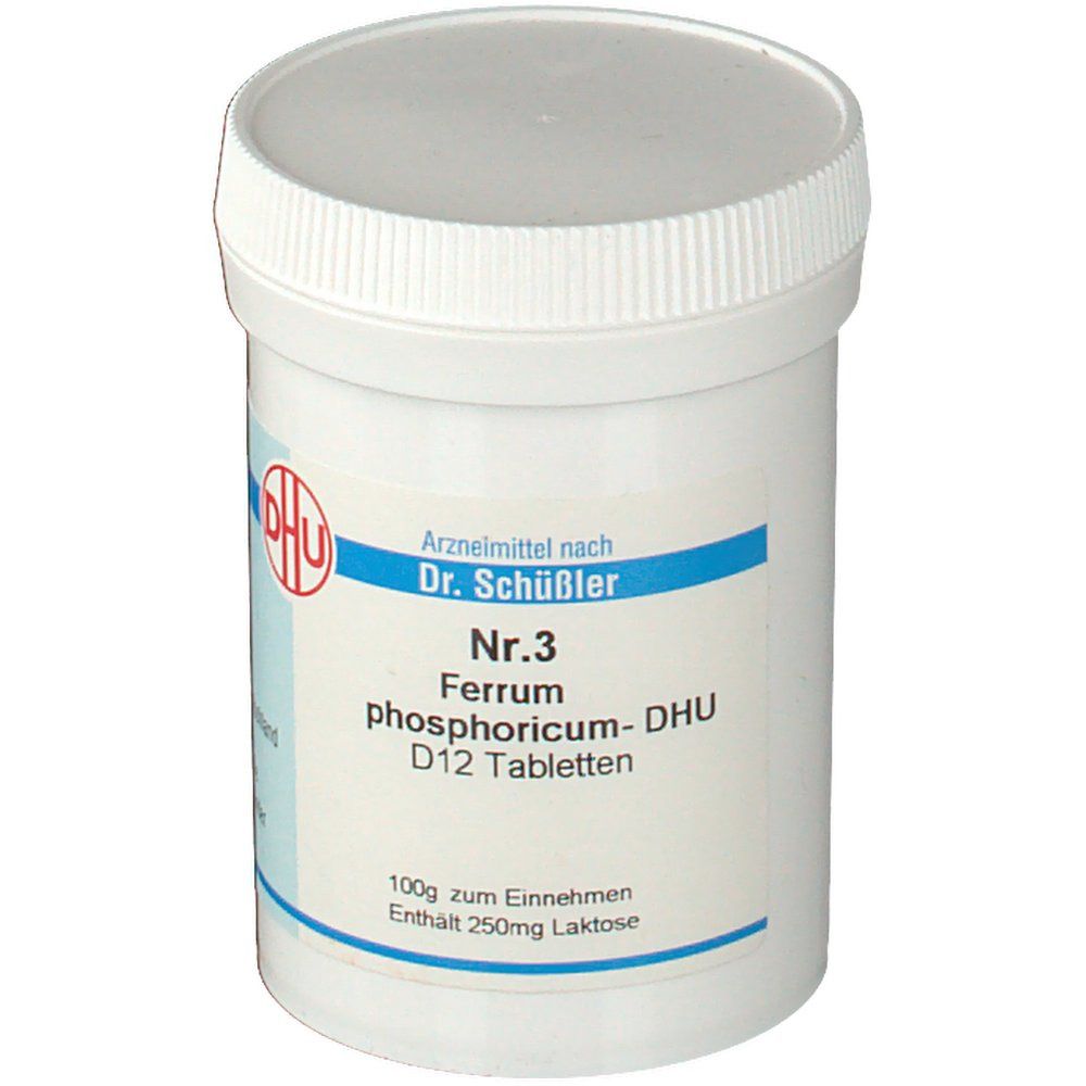 DHU Nr. 3 Ferrum phosphoricum D12 nach Dr. Schüßler