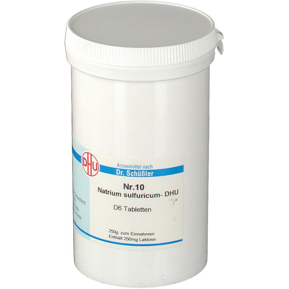 DHU Nr. 10 Natrium sulfuricum D6 nach Dr. Schüßler