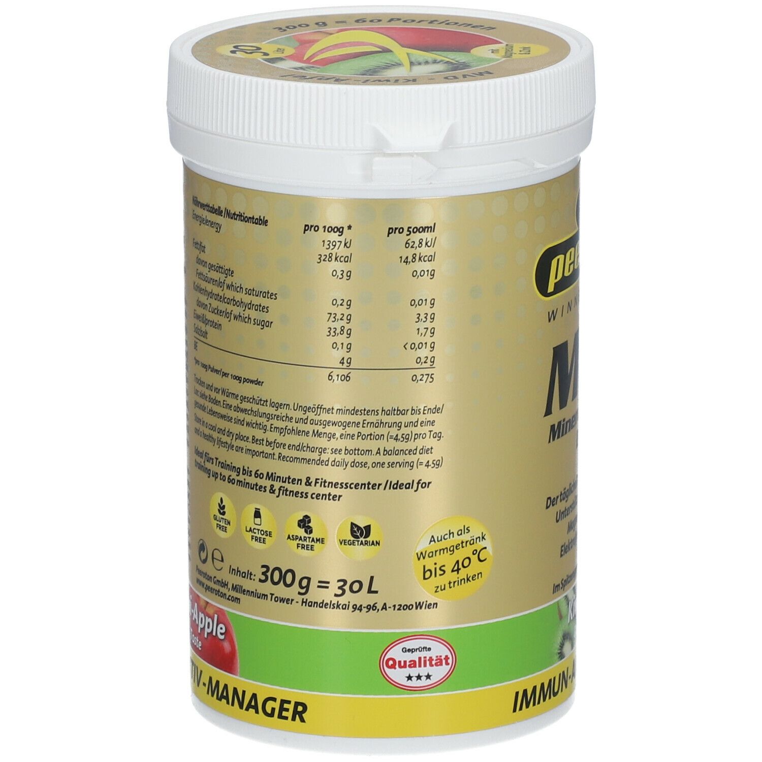 peeroton® MVD Mineral Vitamin Kiwi Apfel
