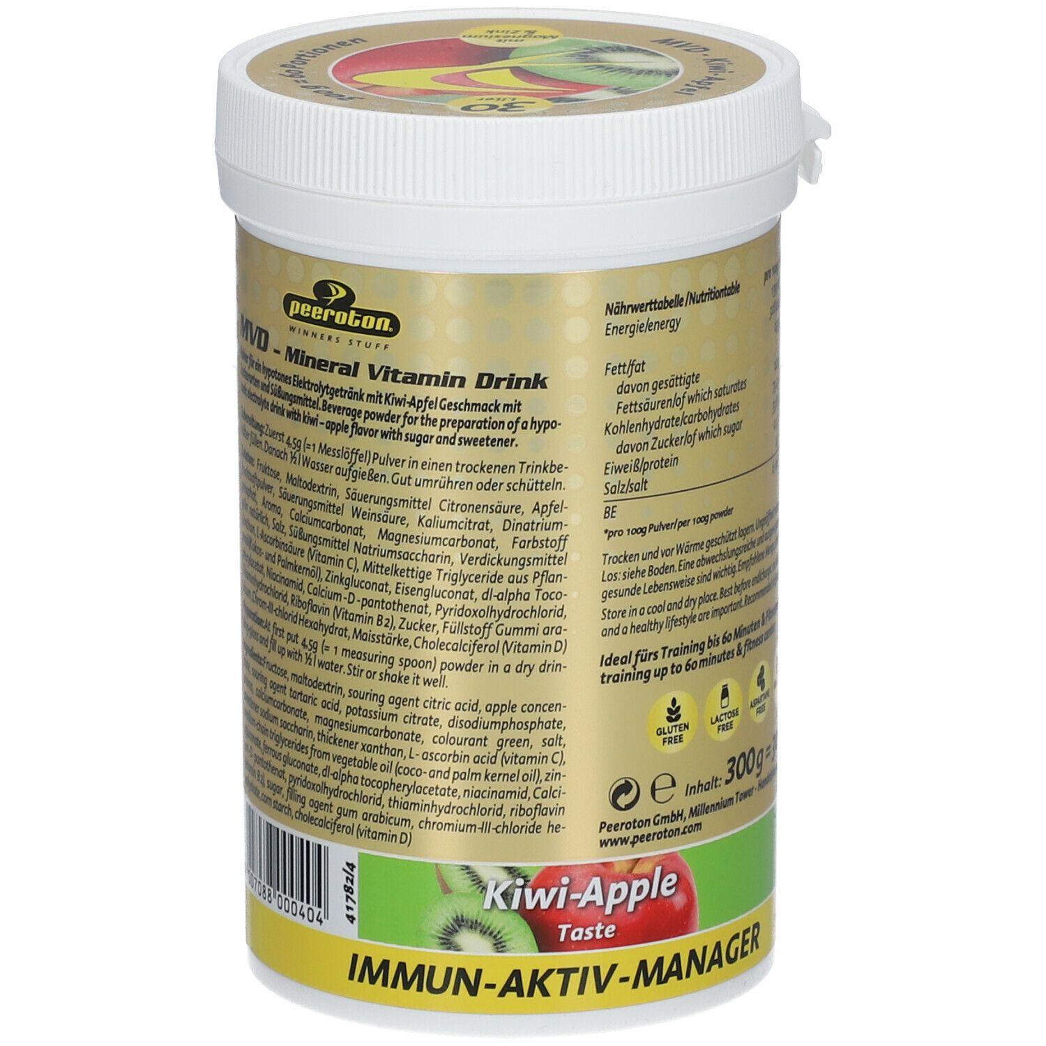 peeroton® MVD Mineral Vitamin Kiwi Apfel 300 g - Shop Apotheke