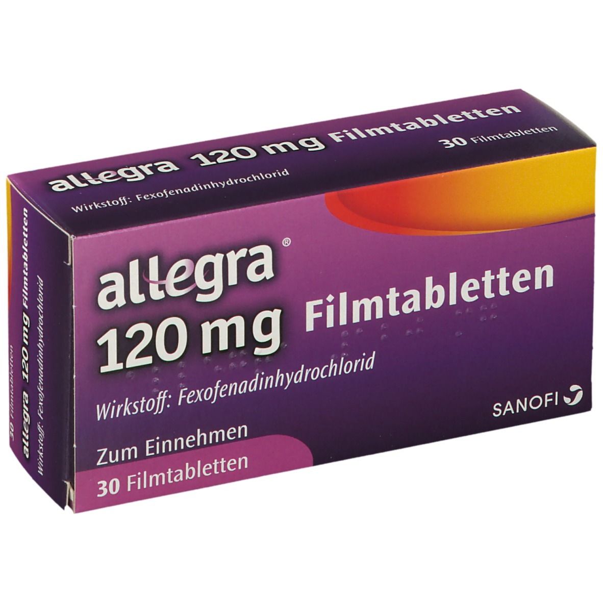 allegra® 120mg bei Allergie 30 St - Shop Apotheke