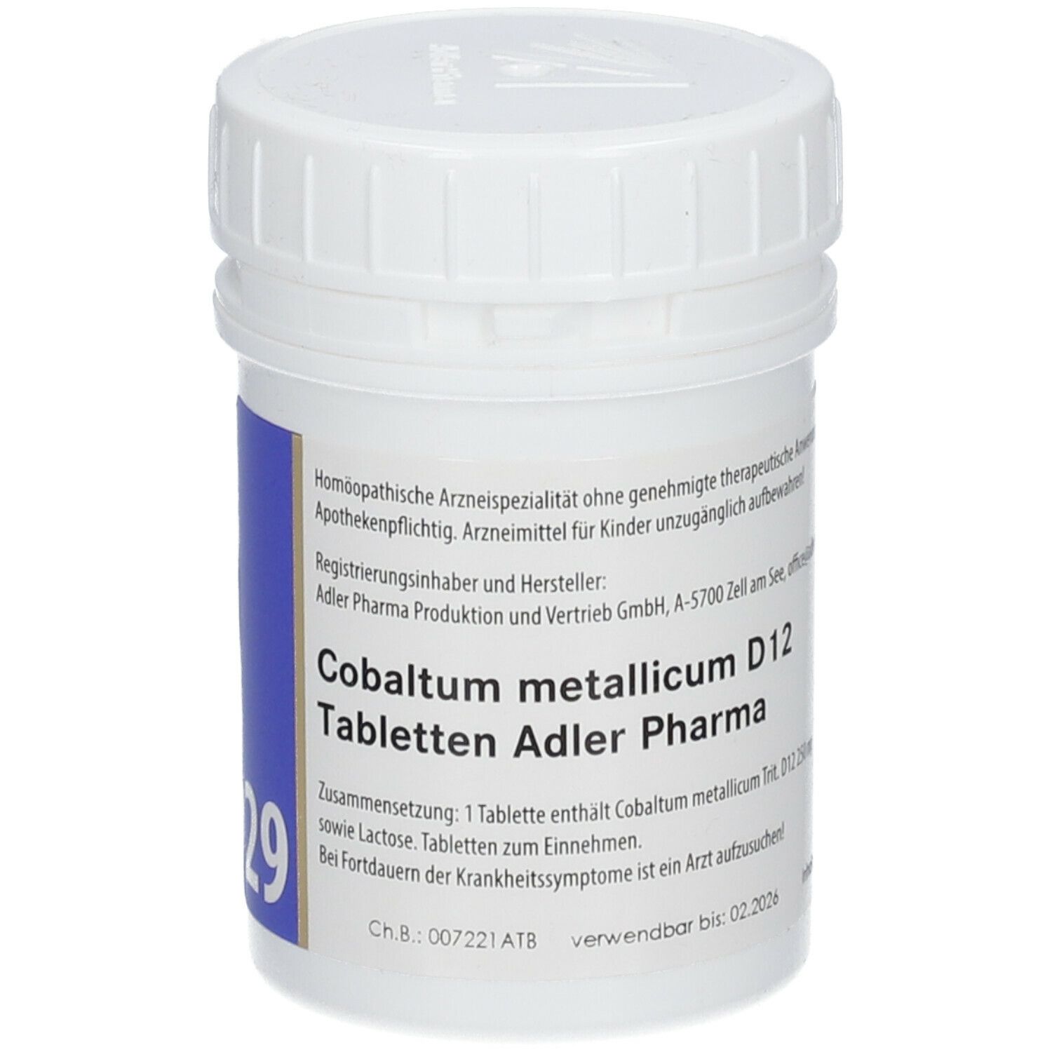 Adler Schüssler Salze Nr. 29 Cobaltum metallicum D12
