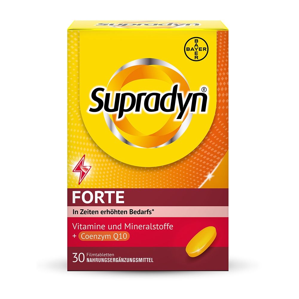 Supradyn® FORTE Filmtabletten Multivitaminpräparat zur Verringerung von Müdigkeit und Erschöpfung