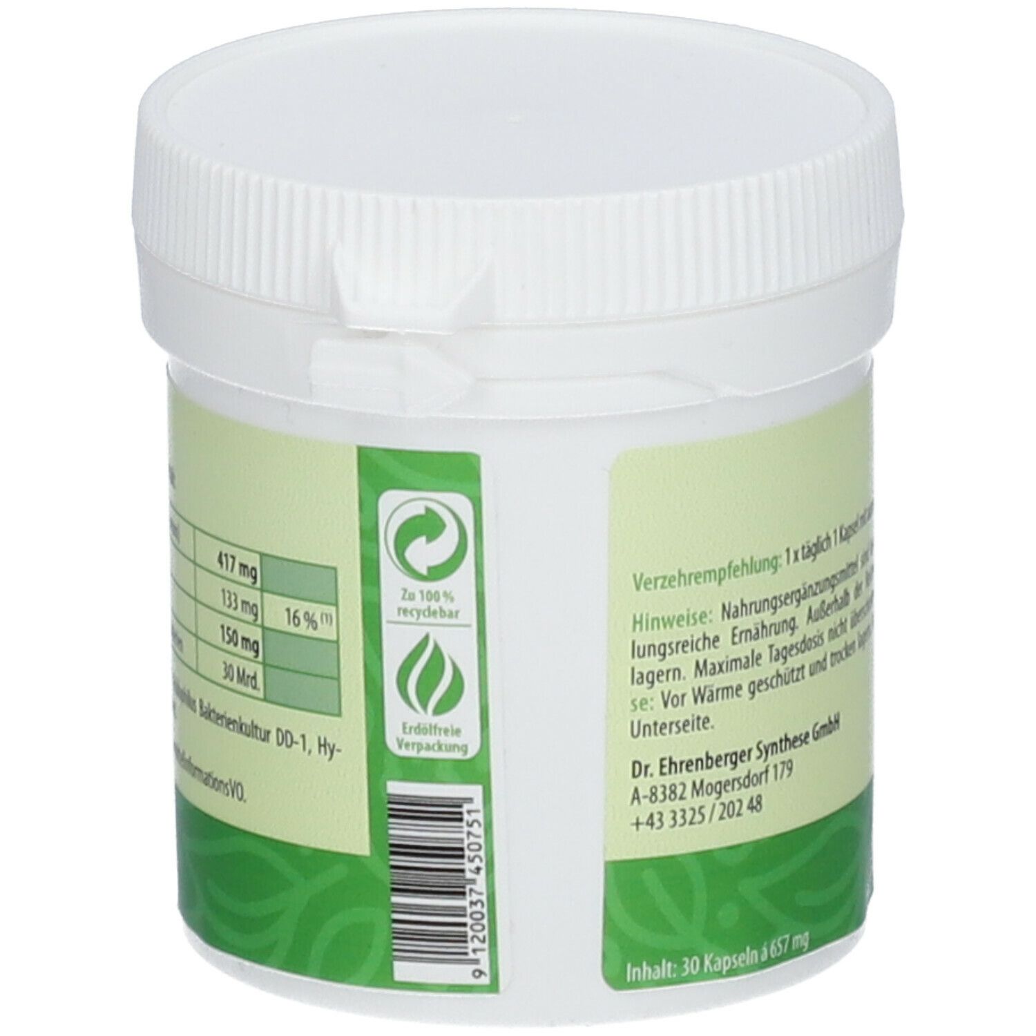 Dr. med. Ehrenberger Lactobacillus Darmbakterien