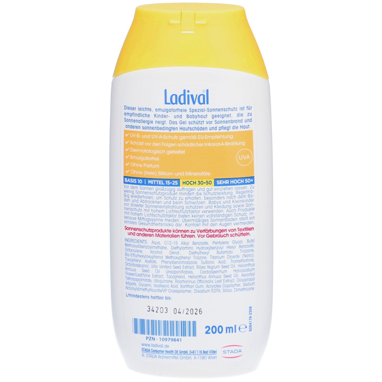 Ladival® Allergische Haut Sonnenschutz Gel LSF 30