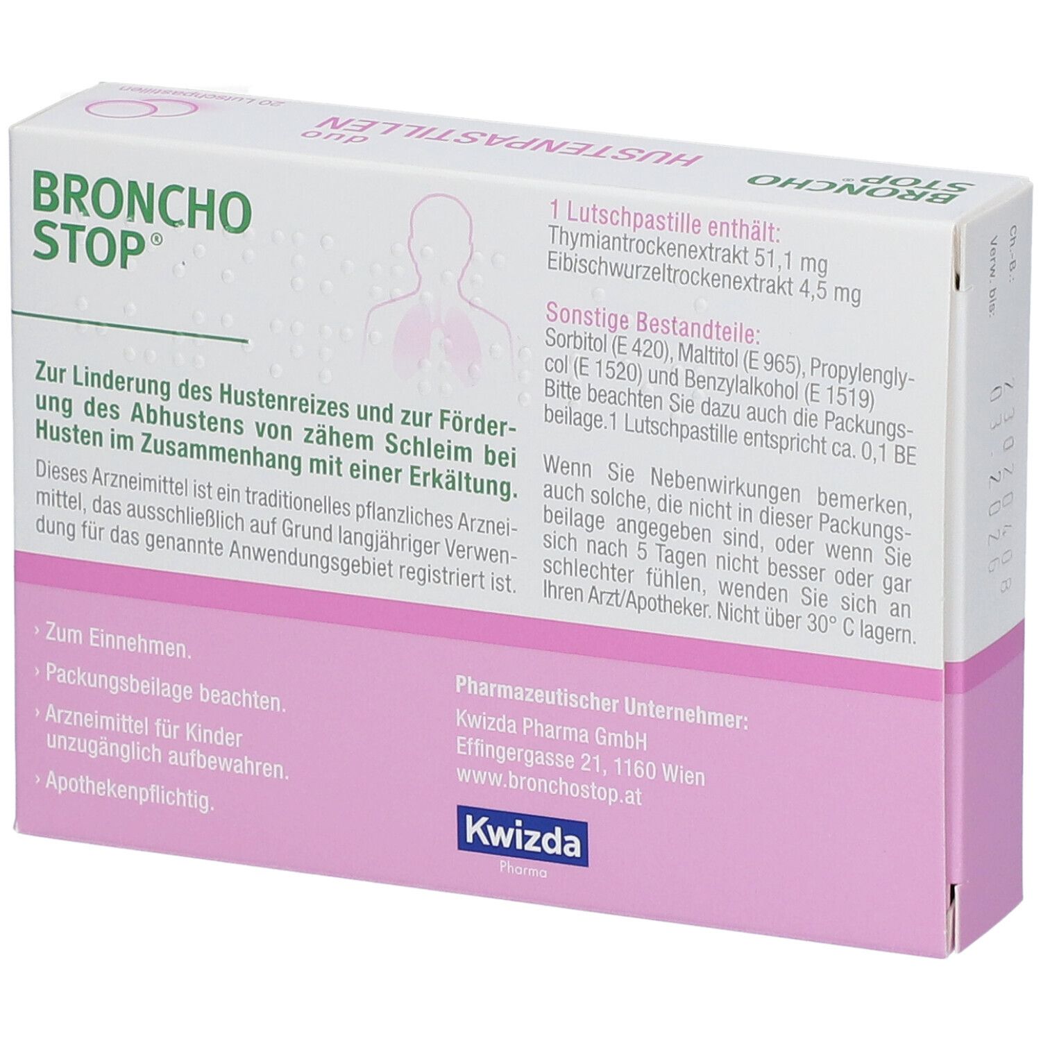 BRONCHOSTOP® DUO Hustenpastillen