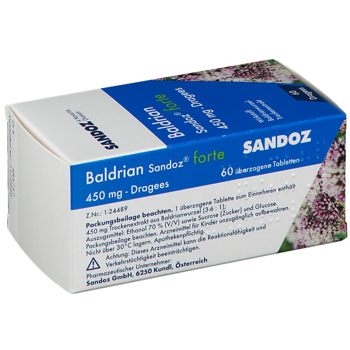 Baldrian Sandoz® forte 450 mg