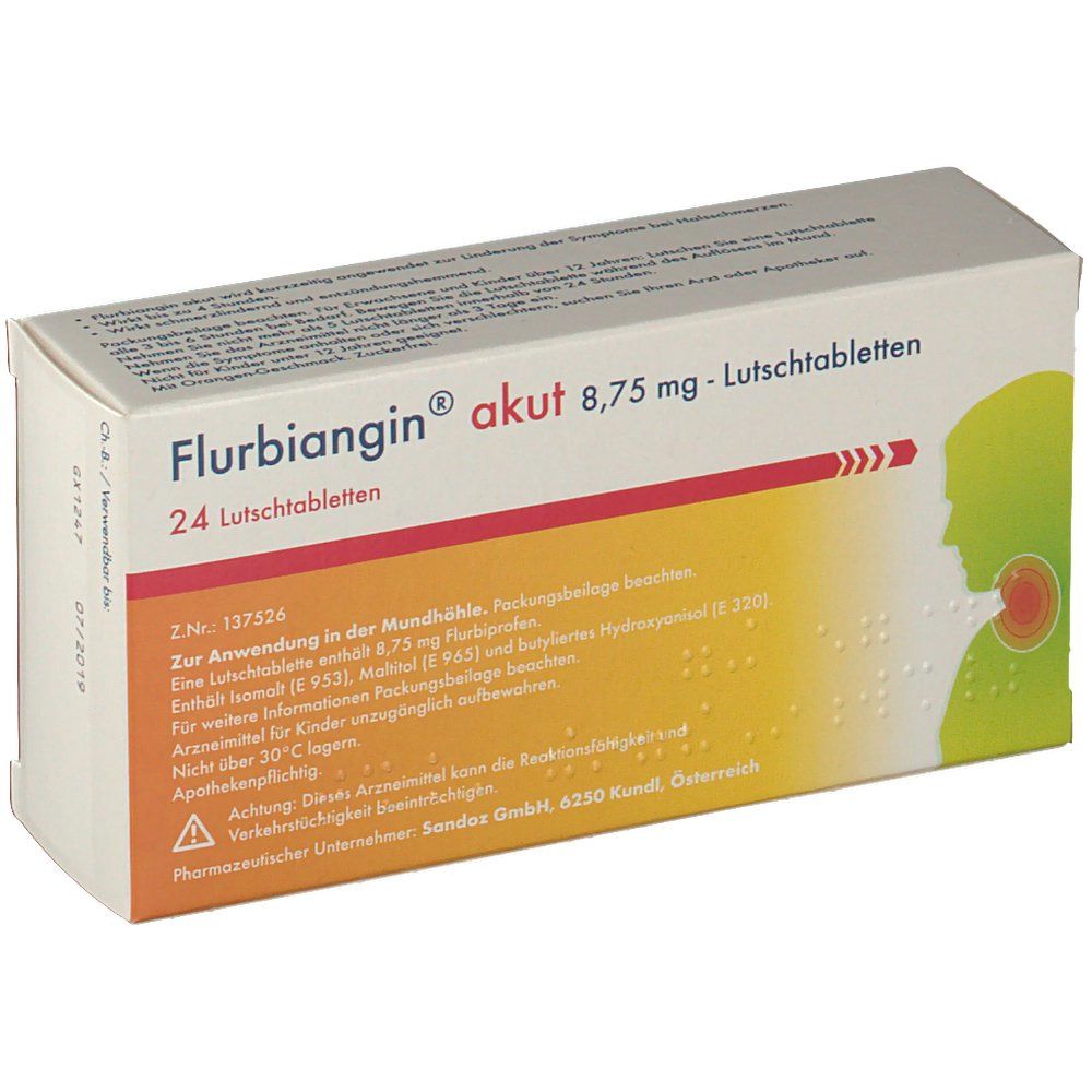 Flurbiangin® akut 8,75 mg