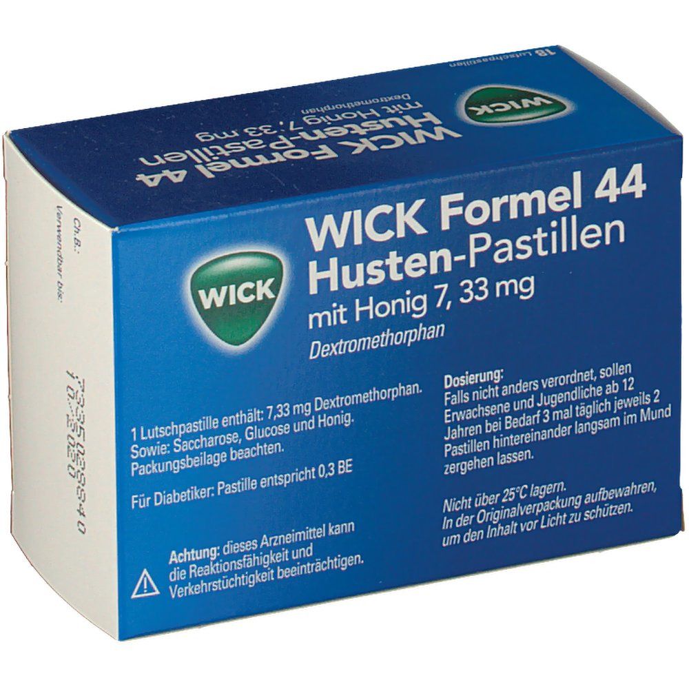 WICK Formel 44 Husten-Pastillen mit Honig
