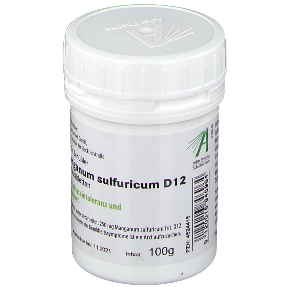 Adler Schüssler Salze Nr. 17 Magnesium sulfuricum D12 Kautabletten