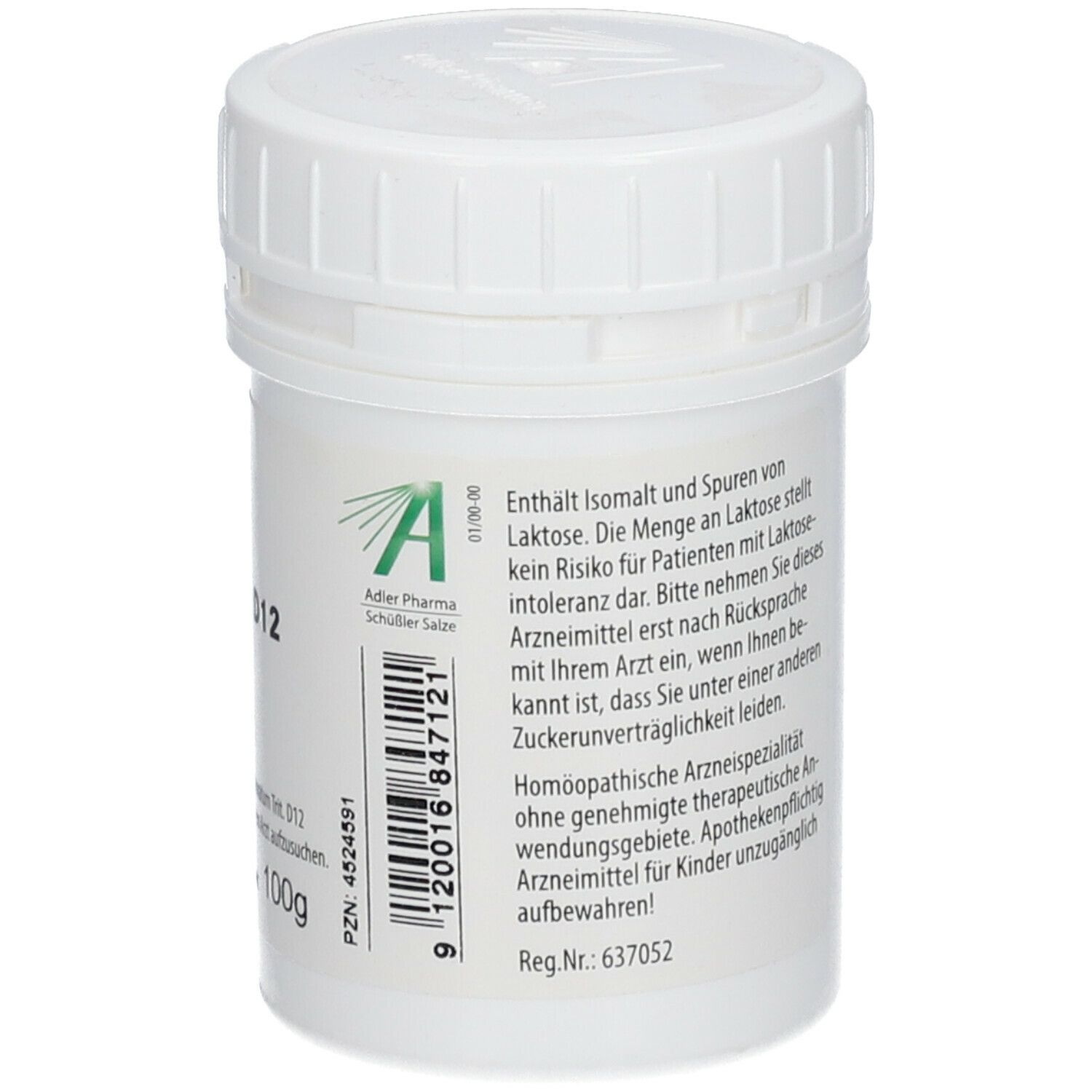 Adler Schüssler Salze Nr. 21 Zincum chloratum D12 Kautabletten