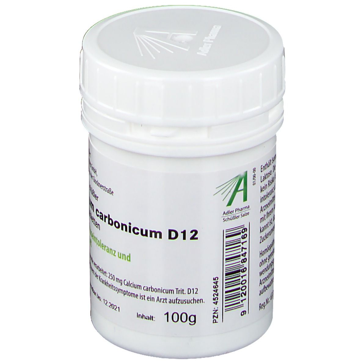 Adler Schüssler Salze Nr. 22 Calcium carbonicum D12 Kautabletten