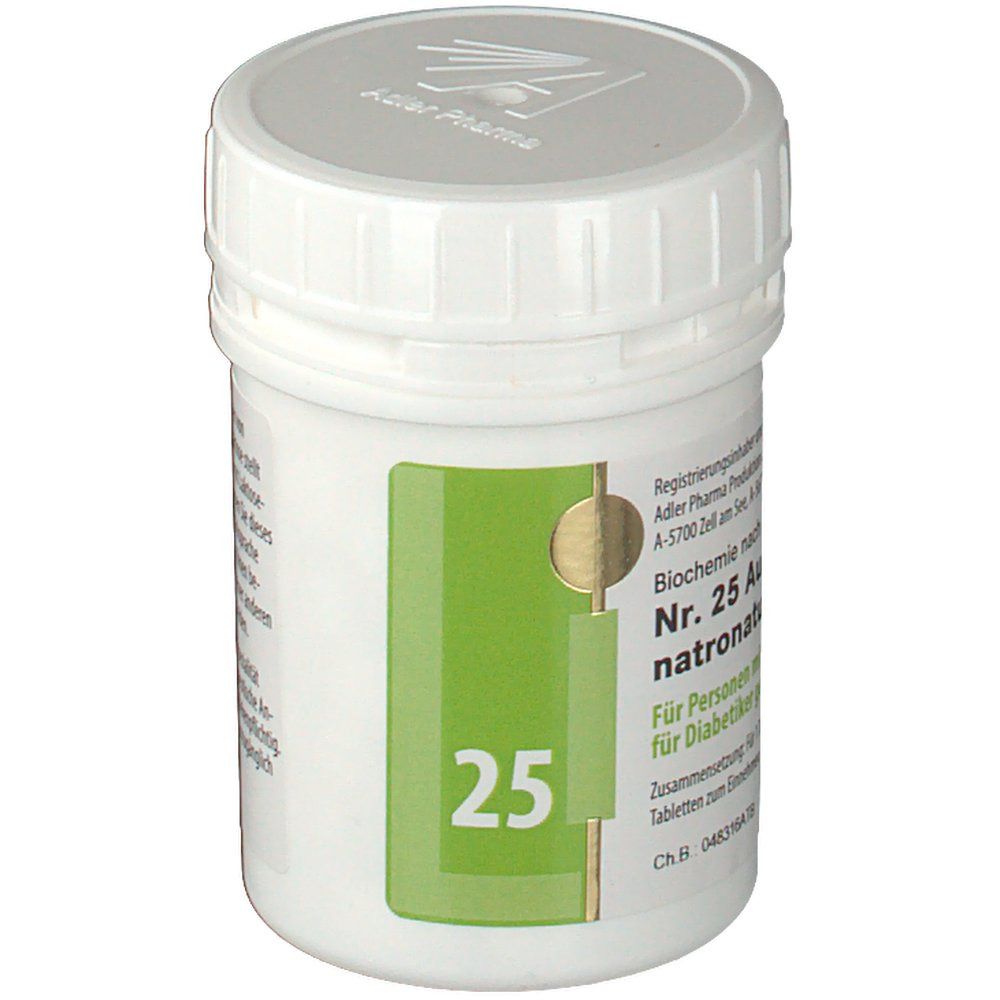 Adler Schüssler Salze Nr. 25 Aurum chloratum natronatum D12 Kautabletten