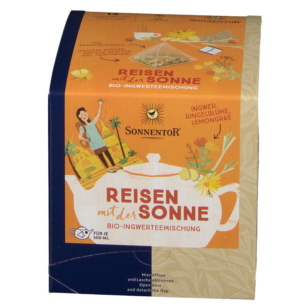 SonnentoR® Reisen mit der Sonne Ingwertee bio