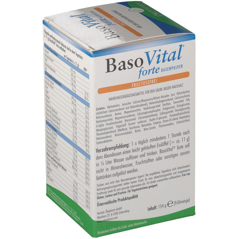 Baso Vital® forte Basenpulver fructosefrei