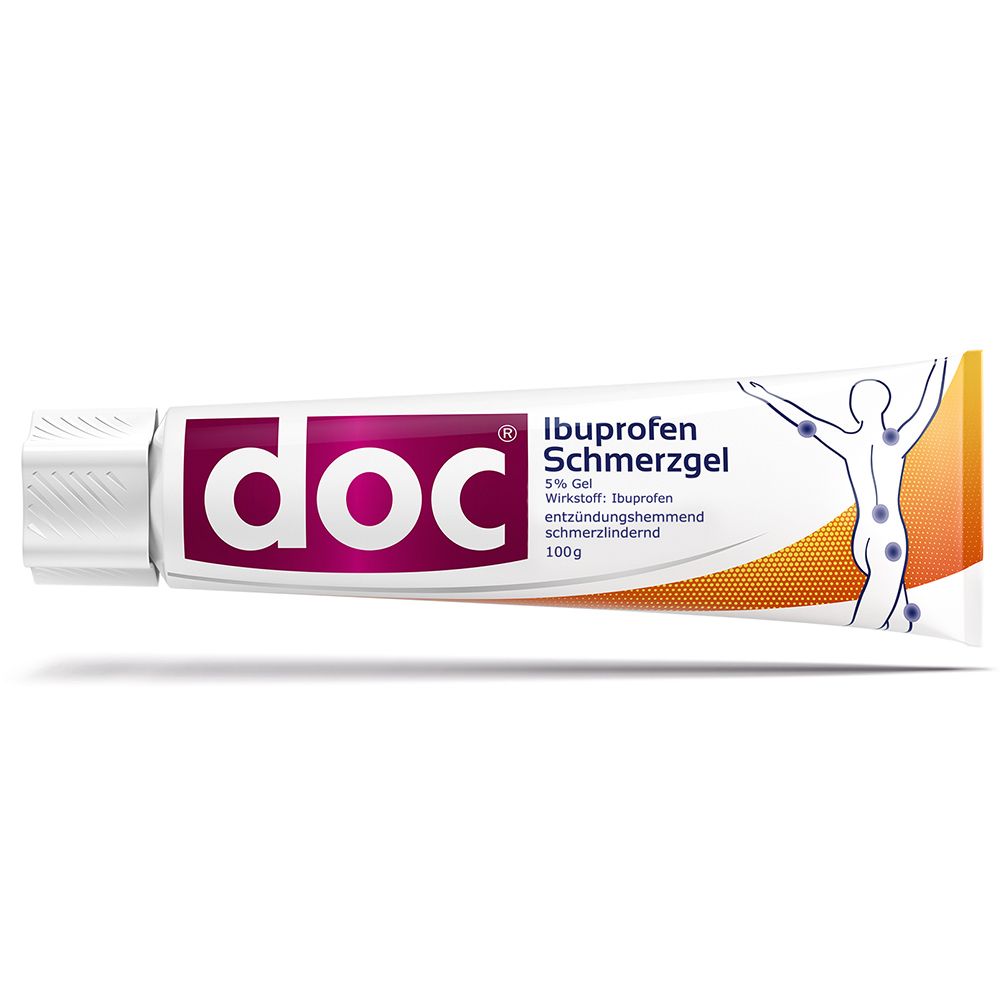 doc® Ibuprofen Schmerzgel 5% - Jetzt 10% sparen mit dem Code „docibu10“