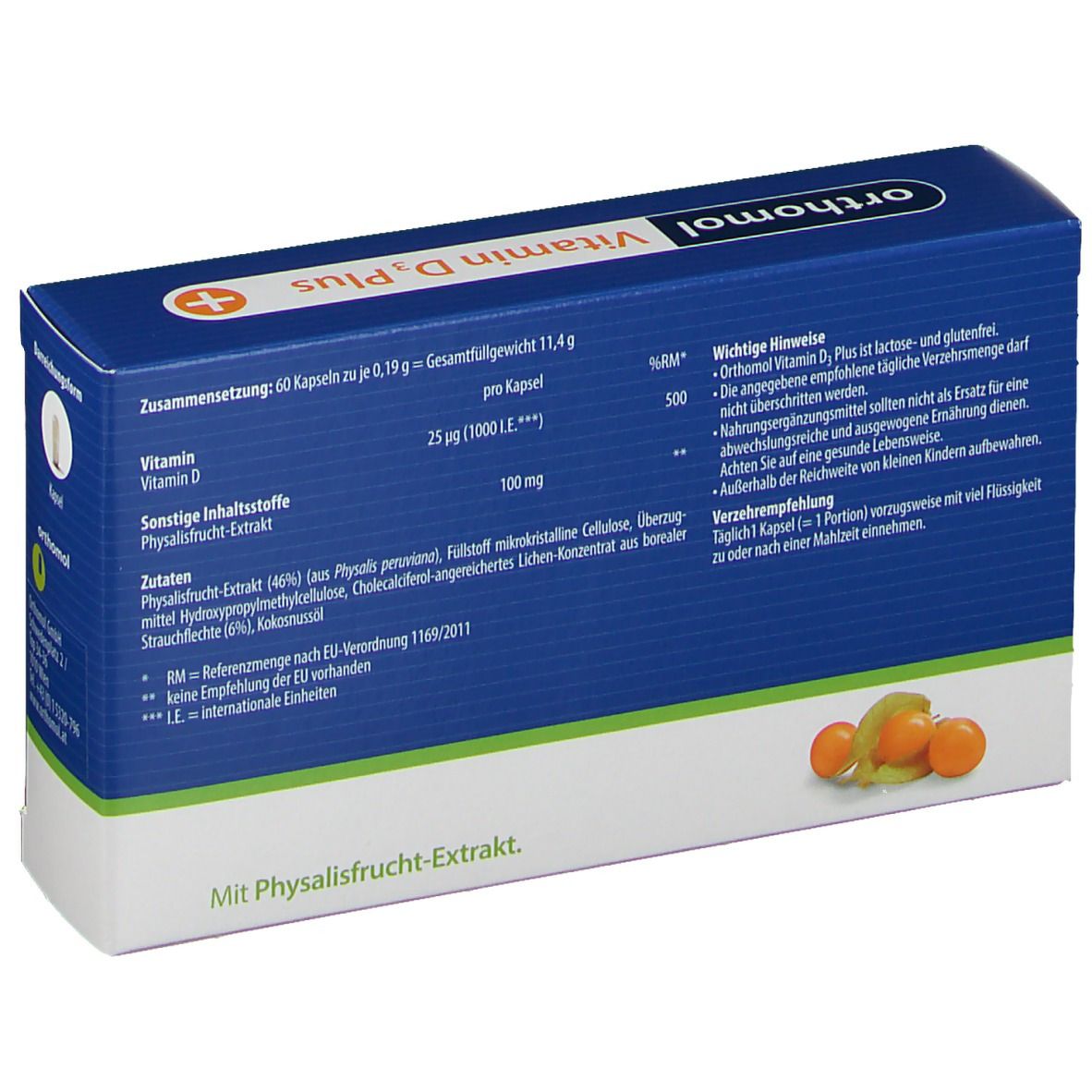 orthomol Vitamin D3 Plus Kapseln