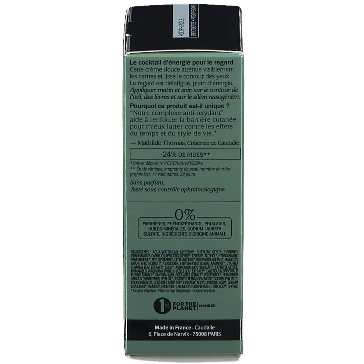 CAUDALIE Vineactiv Augenpflege Anti-Müdigkeit