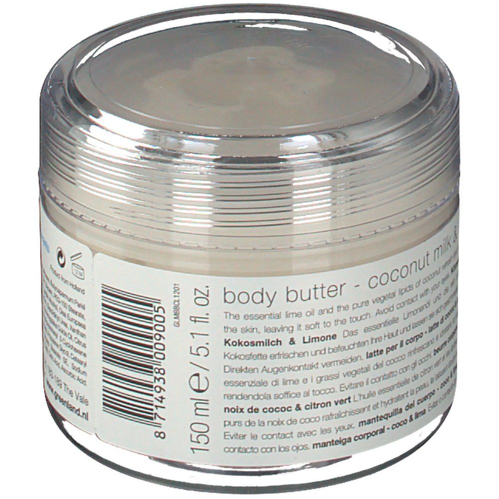 greenland milky coconut milk & lime body butter