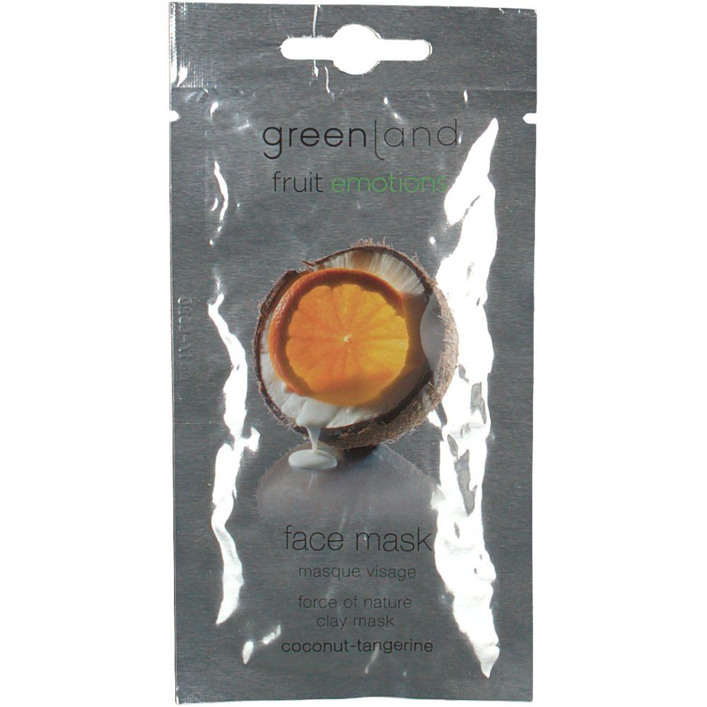 greenland fruit Emotions face mask coconut-tangerine