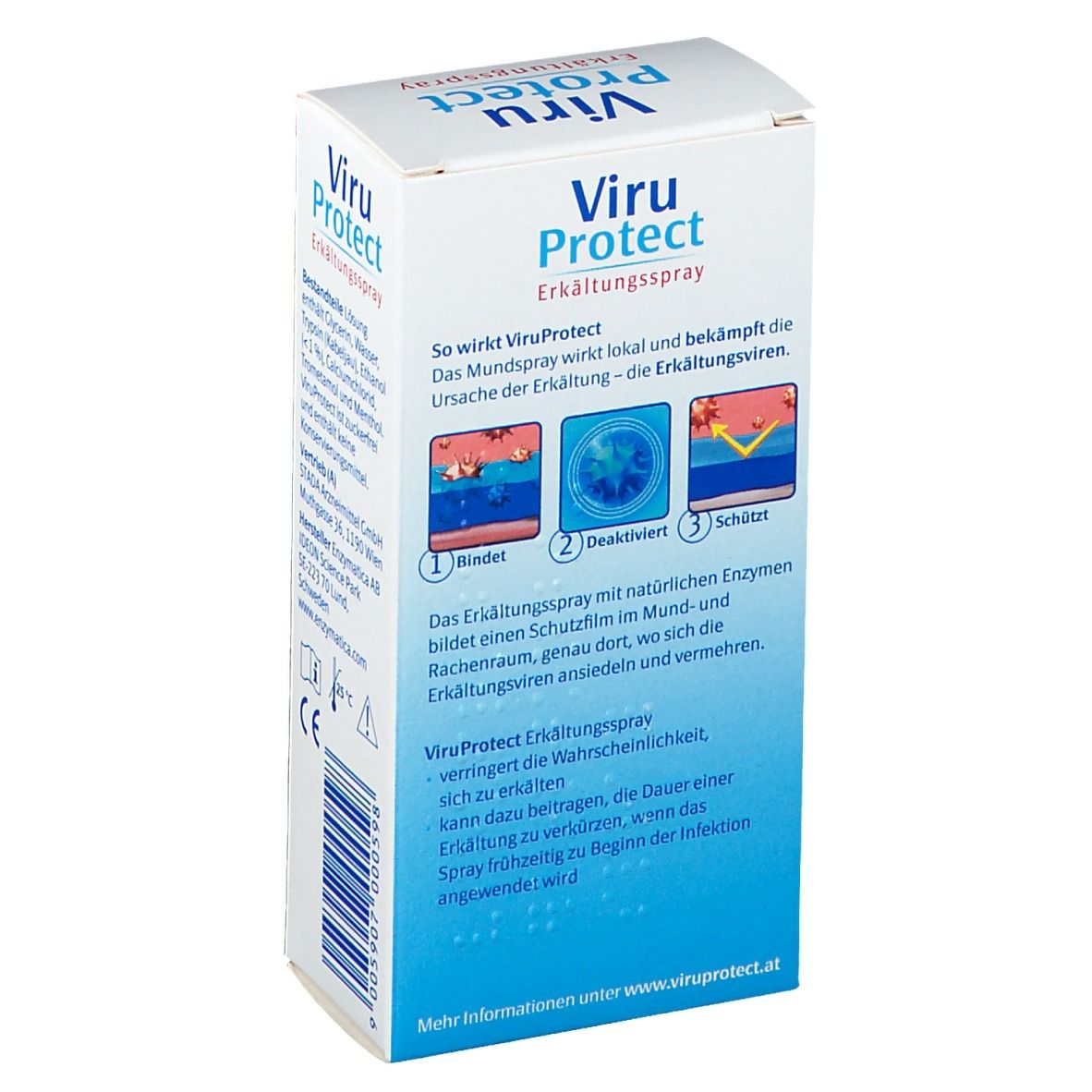 ViruProtect Erkältungsspray bei Ansteckungsgefahr und Erkältungsymptomen