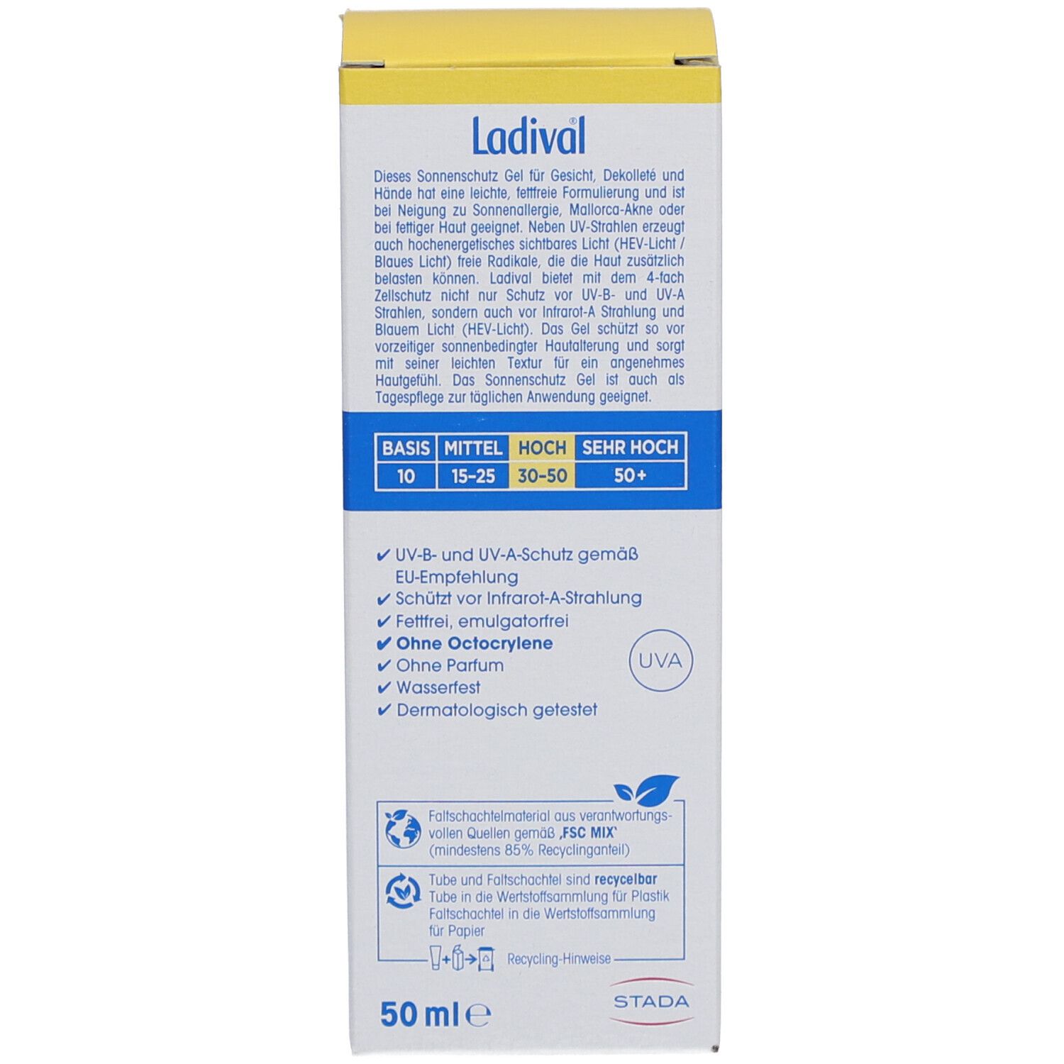 Ladival® Allergische Haut Sonnenschutz Gel Gesicht LSF 30