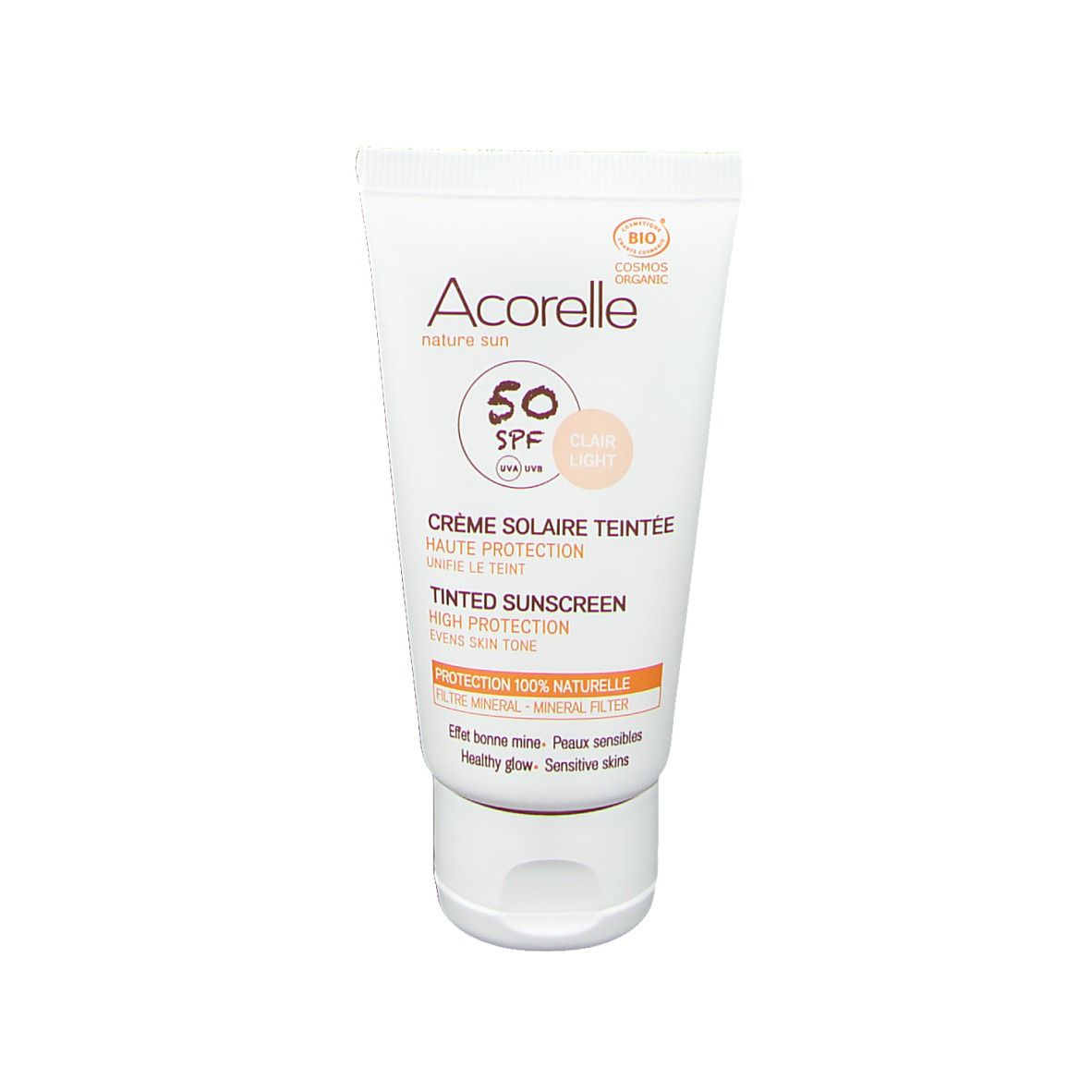 Acorelle Getönte Sonnencreme SPF 50 hell