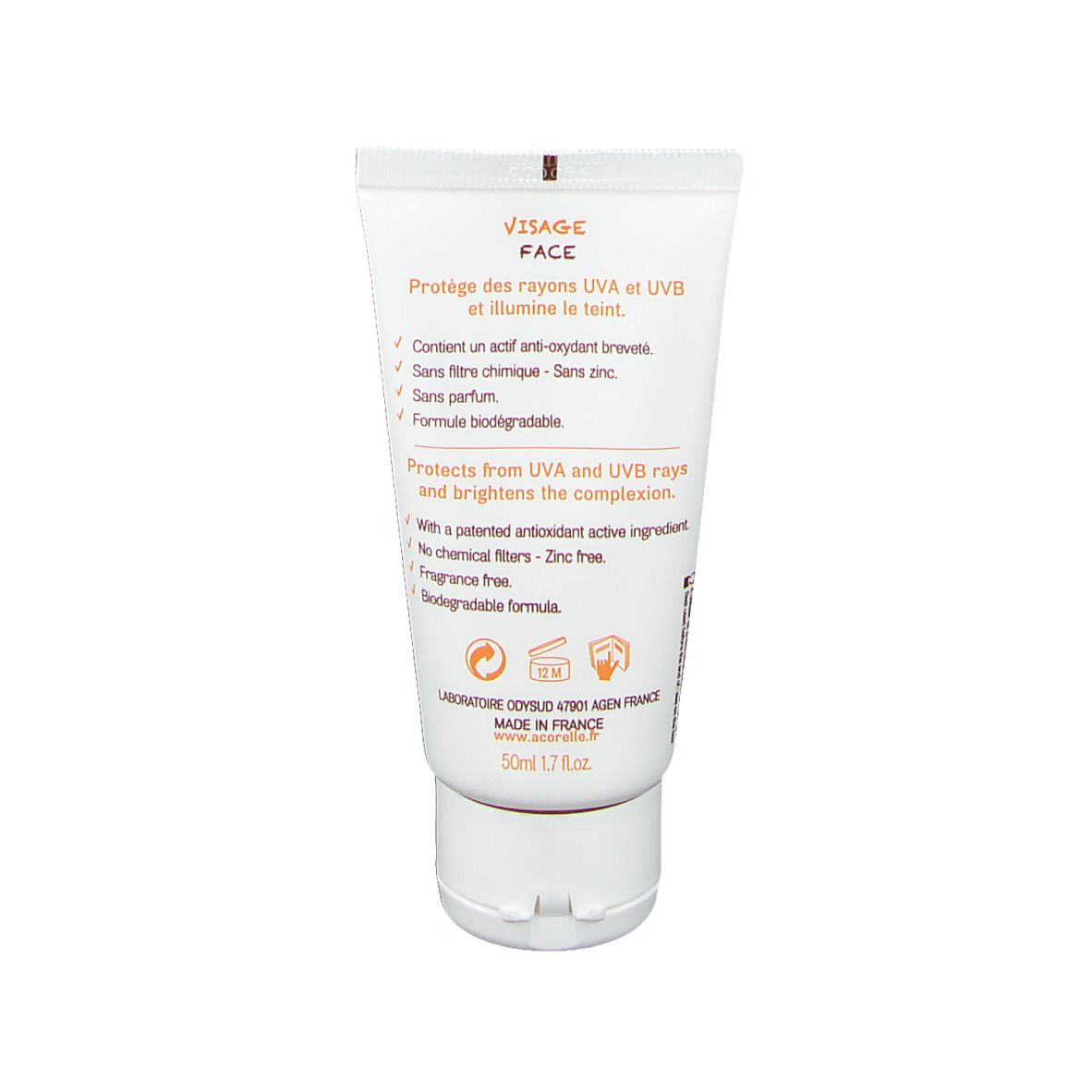 Acorelle Getönte Sonnencreme SPF 50 hell