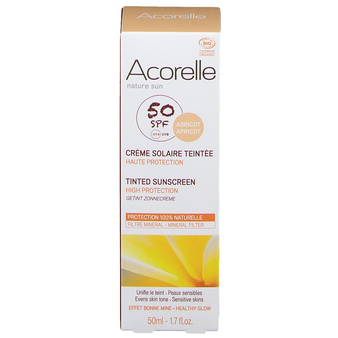 Acorelle Getönte Sonnencreme SPF 50 hell