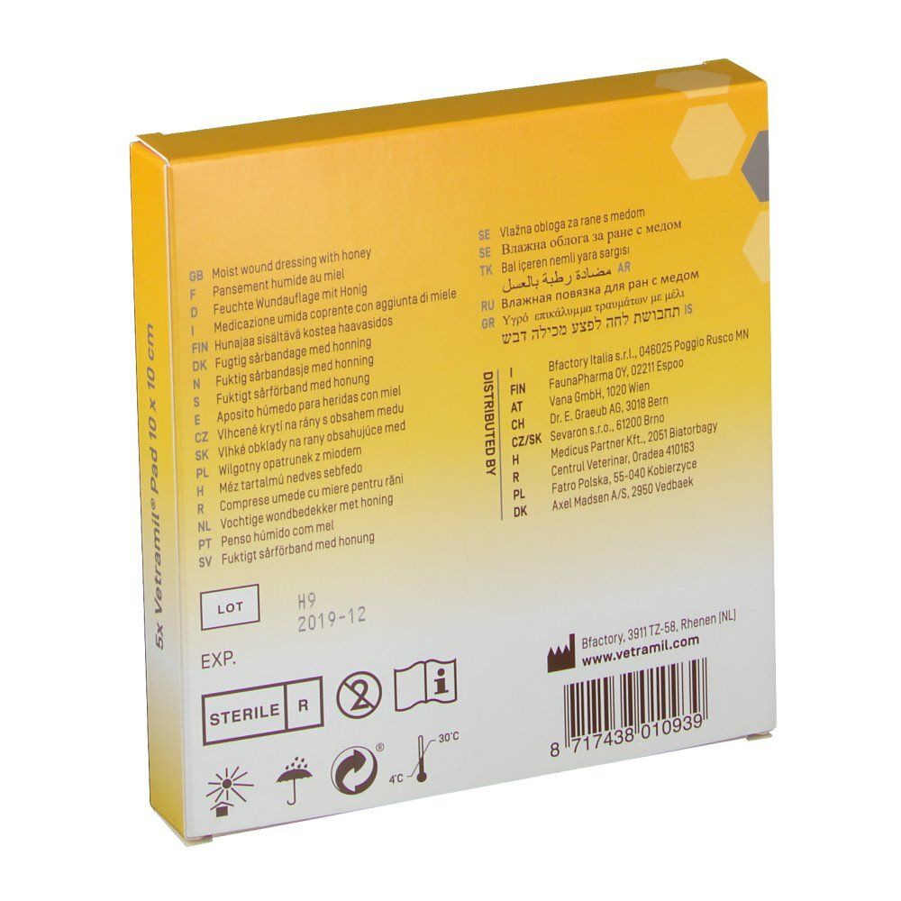 Vetramil® PAD 10 cm x 10 cm steril
