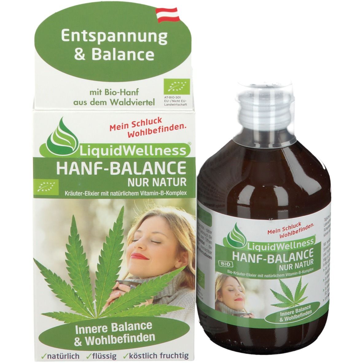 LiquidWellness® Hanf Balance Bio-Kräuter Elixir