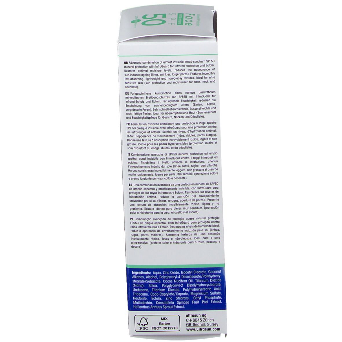 ultrasun Face Mineral SPF 50