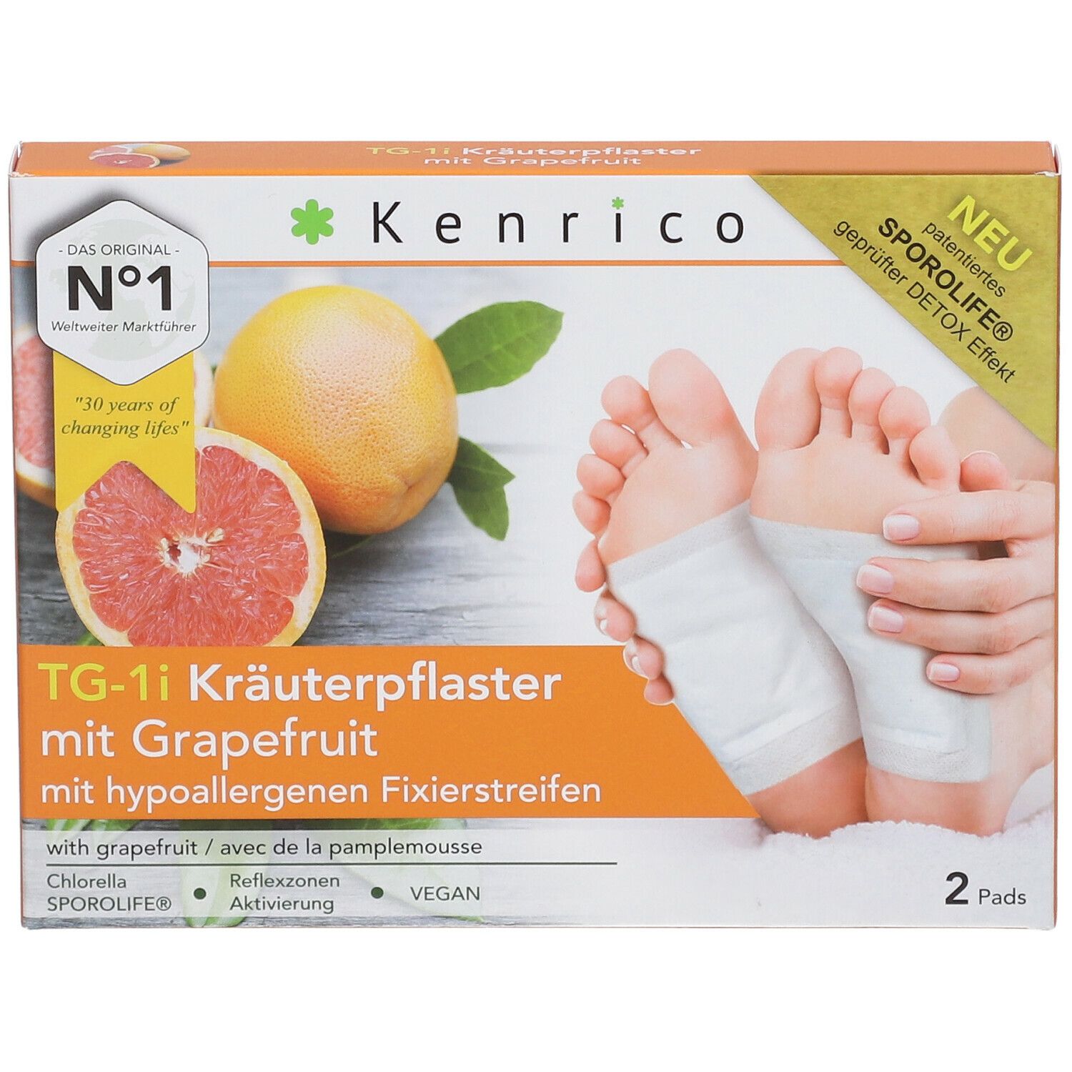 Kenrico TG-1i Kräuterpflaster mit Grapefruit