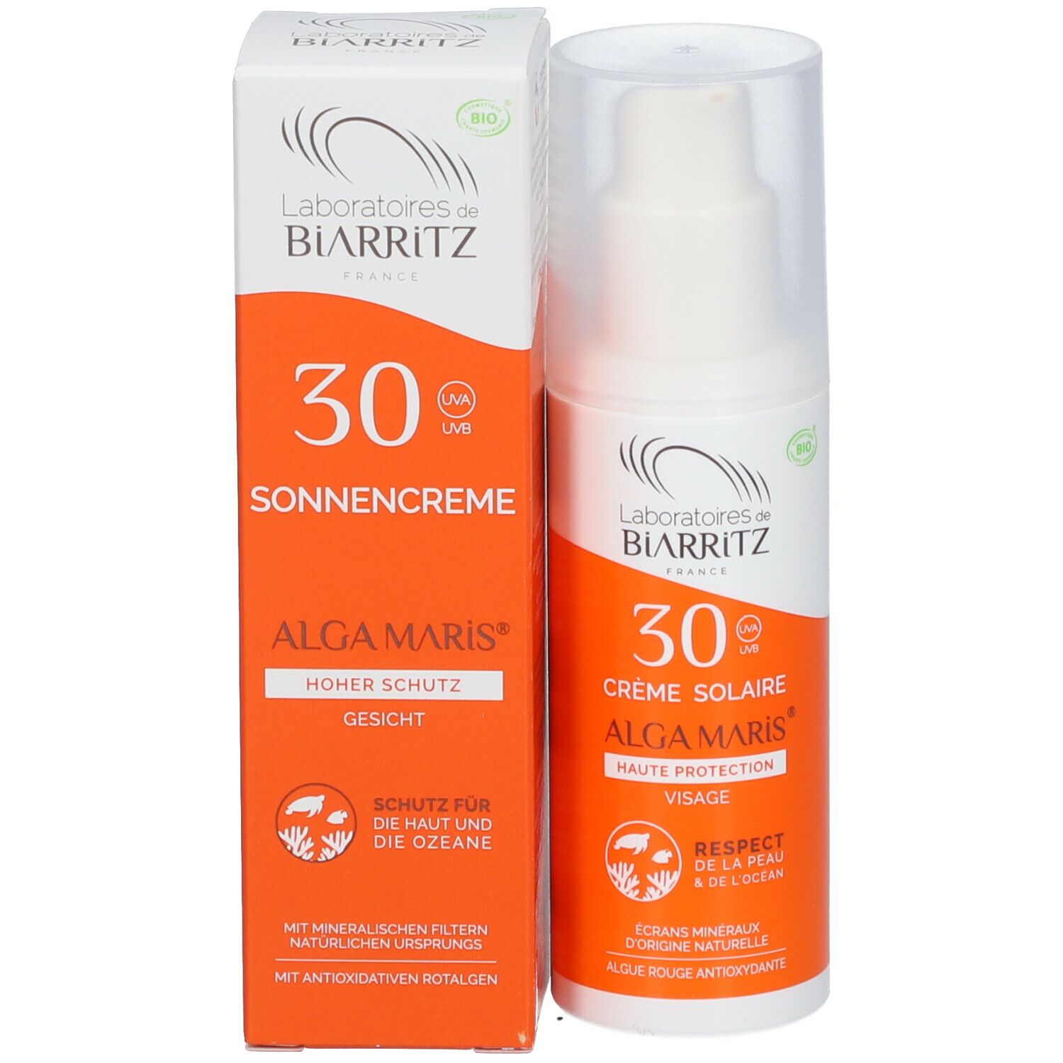 Laboratoires de BIARRITZ ALGA MARIS Bio-Sonnencreme SPF 30