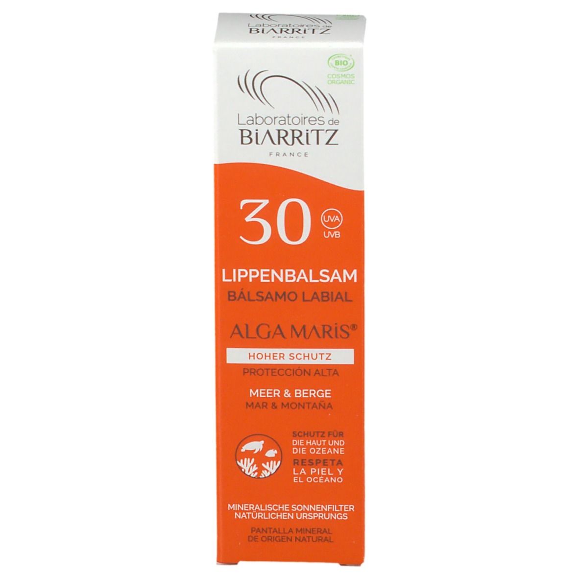 Laboratoires de BIARRITZ ALGAMARIS Bio-Lippenbalsam SPF 30