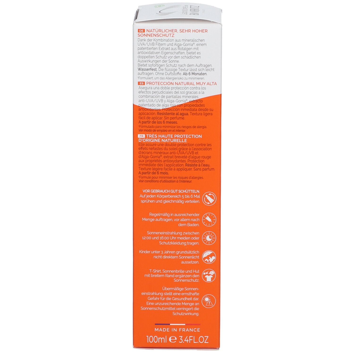 Laboratoires de BIARRITZ ALGA MARIS Bio-Sonnenspray SPF 50+