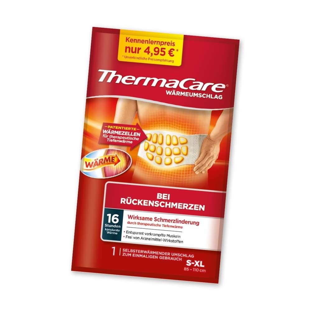 ThermaCare® Wärmeumschläge für den Rücken