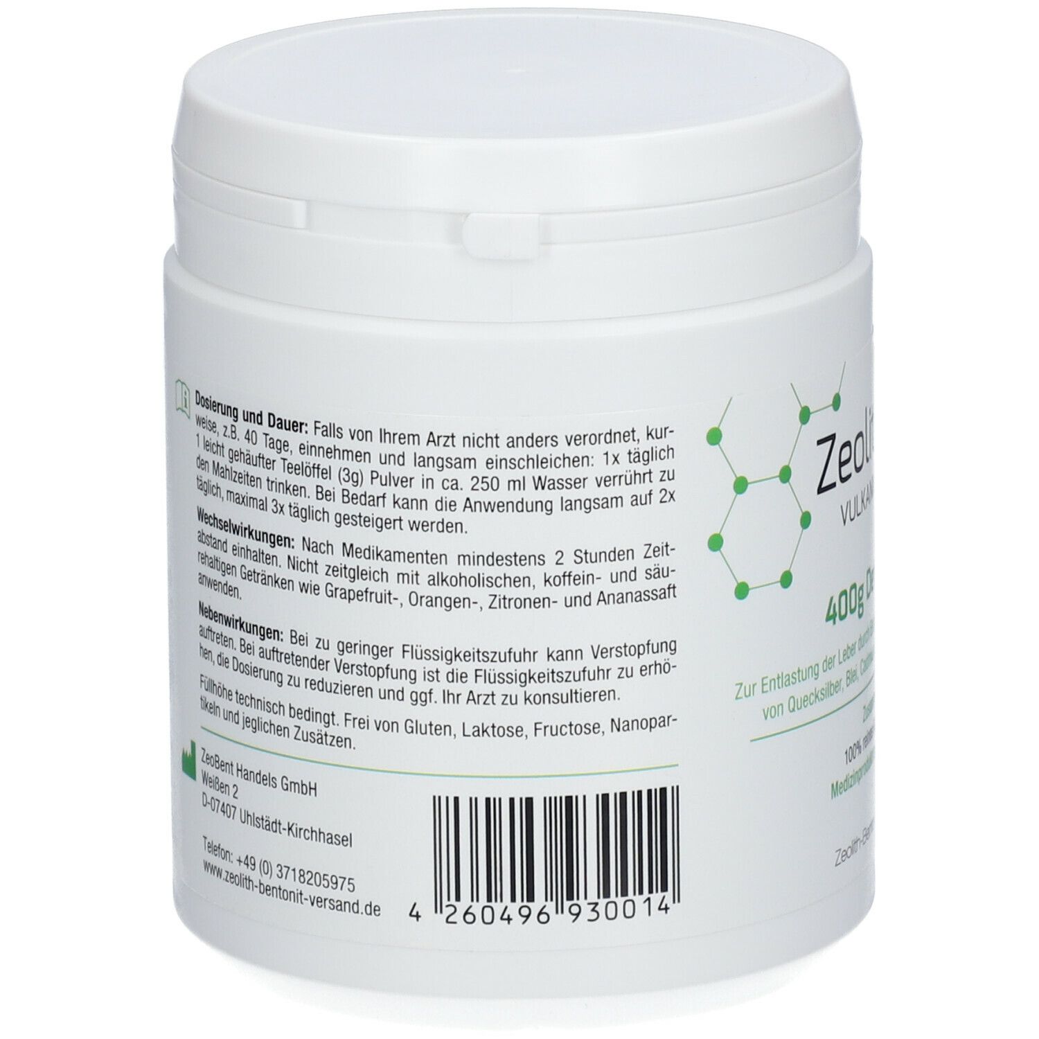 ZeolithMED® 400g Detox-Pulver