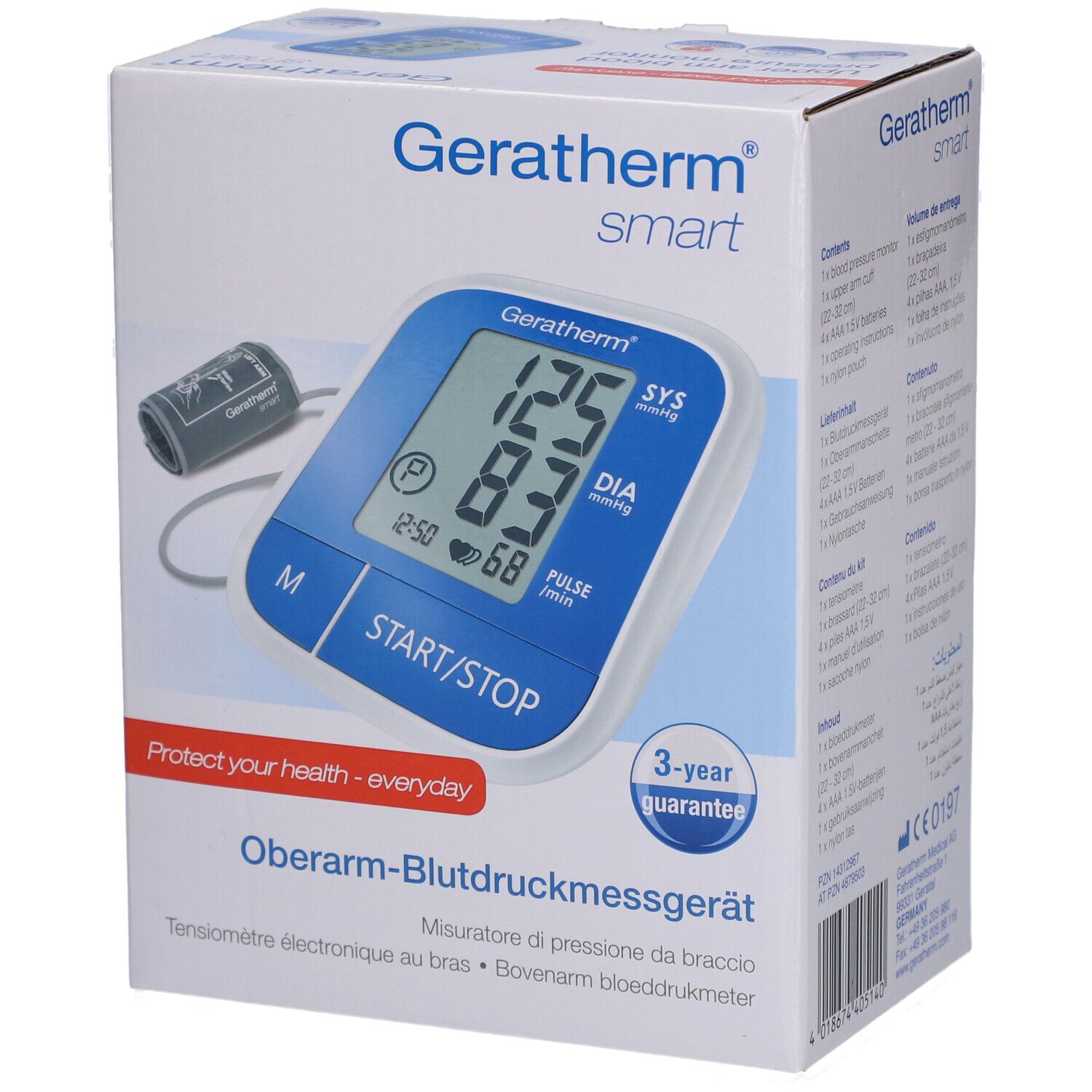 Geratherm Smart – Oberarm-Blutdruckmessgerät