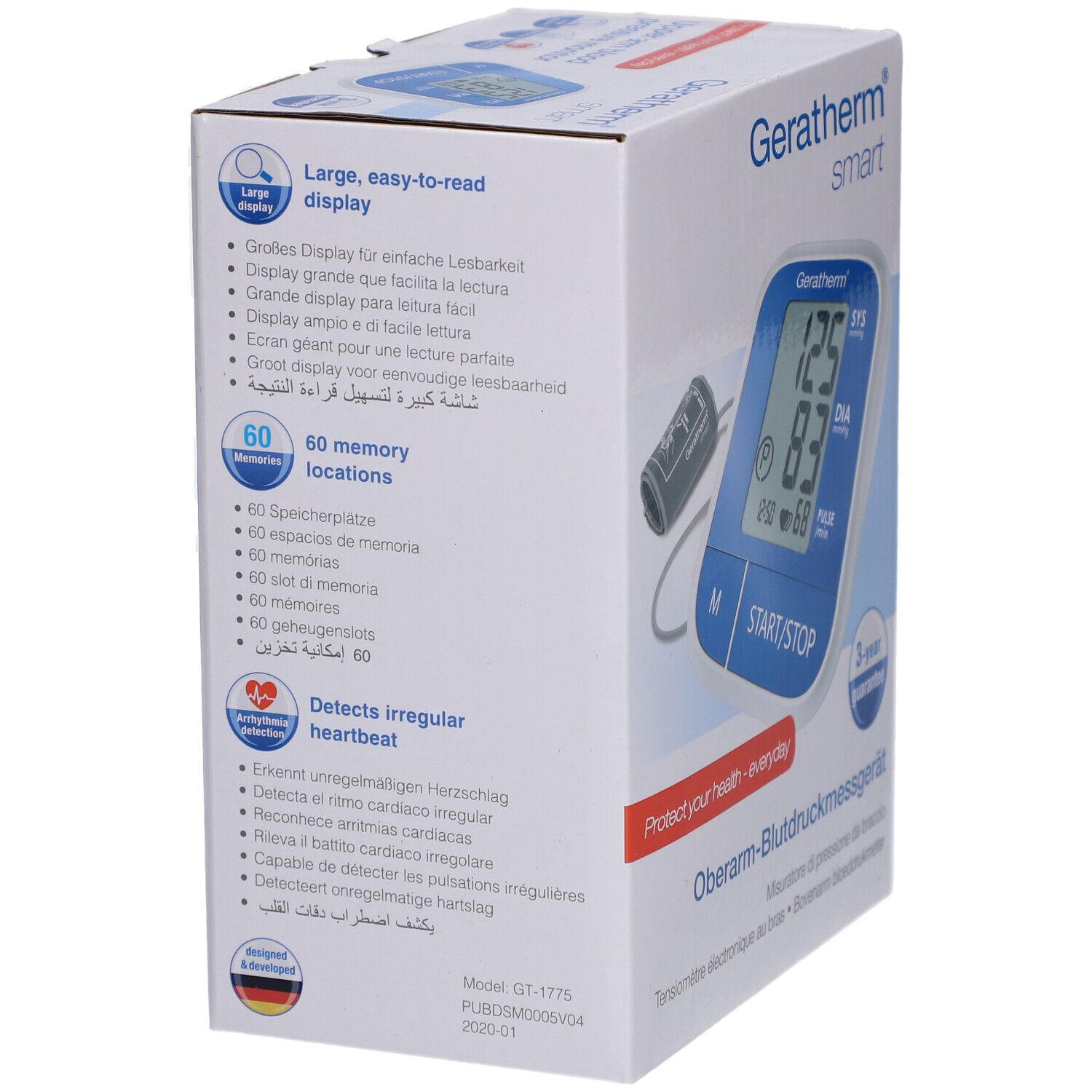 Geratherm Smart – Oberarm-Blutdruckmessgerät
